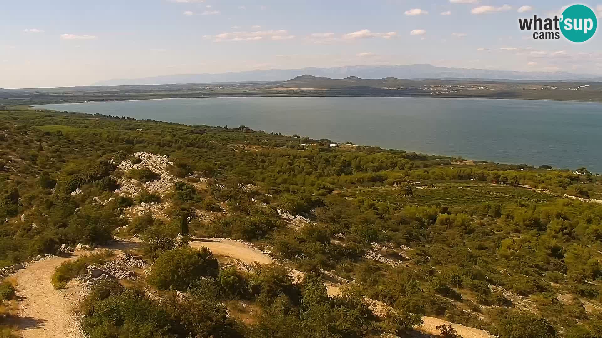 Webcam Pakoštane – Drage – Kornati – Vransko Jezero