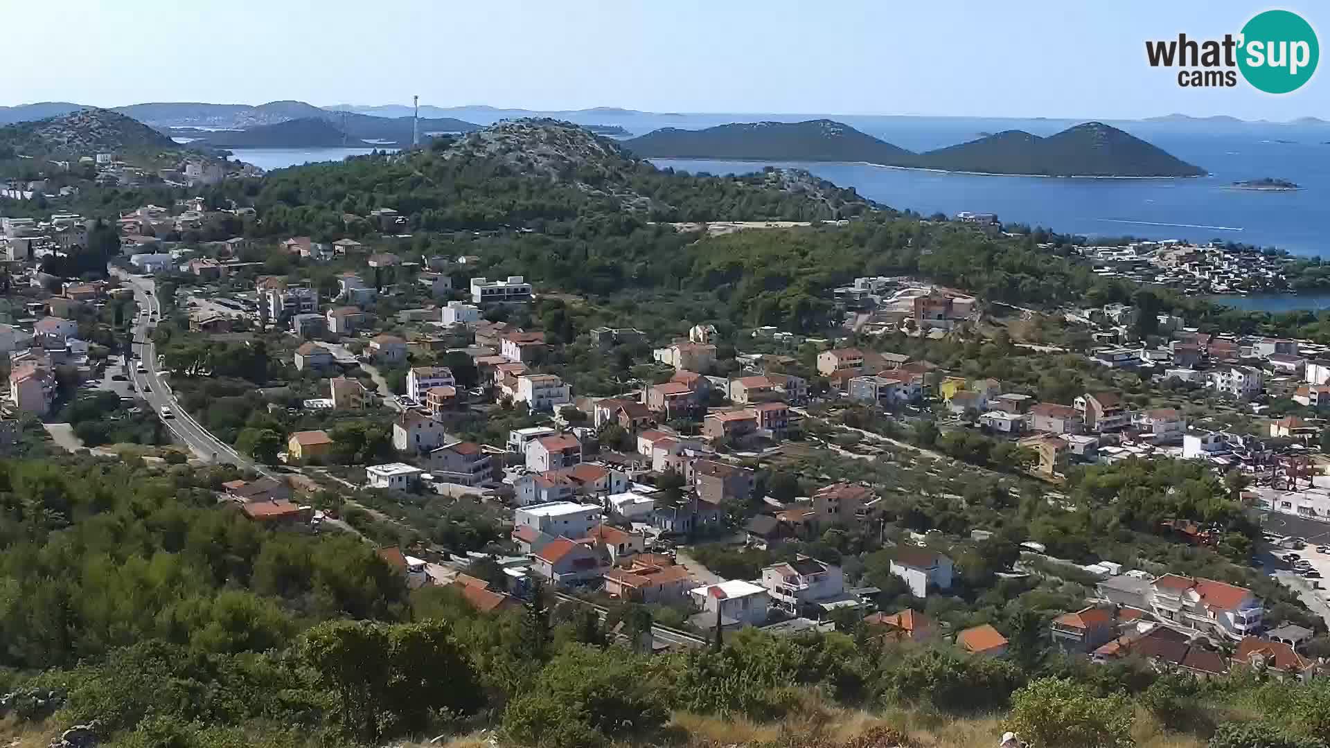 Spletna kamera Pakoštane – Drage – Kornati – Vransko Jezero