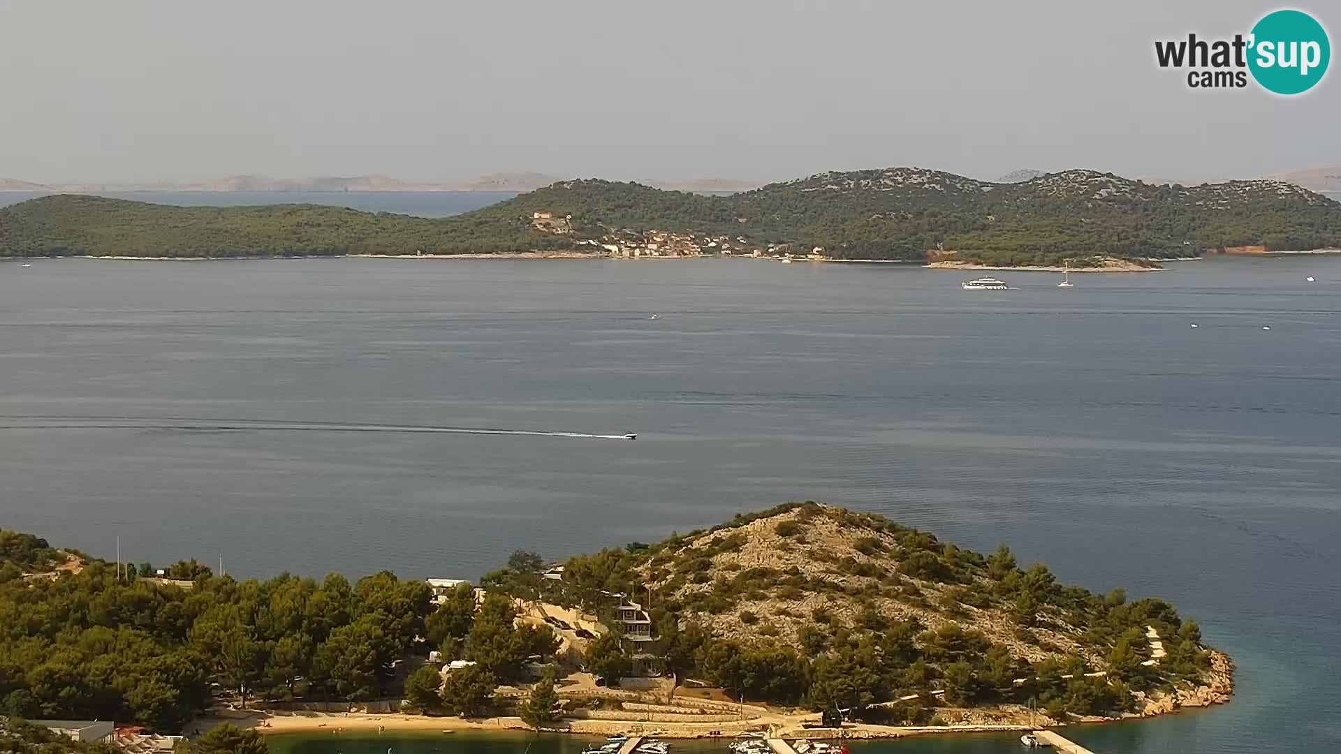 Webcam Pakoštane – Drage – Kornati – Vransko Jezero