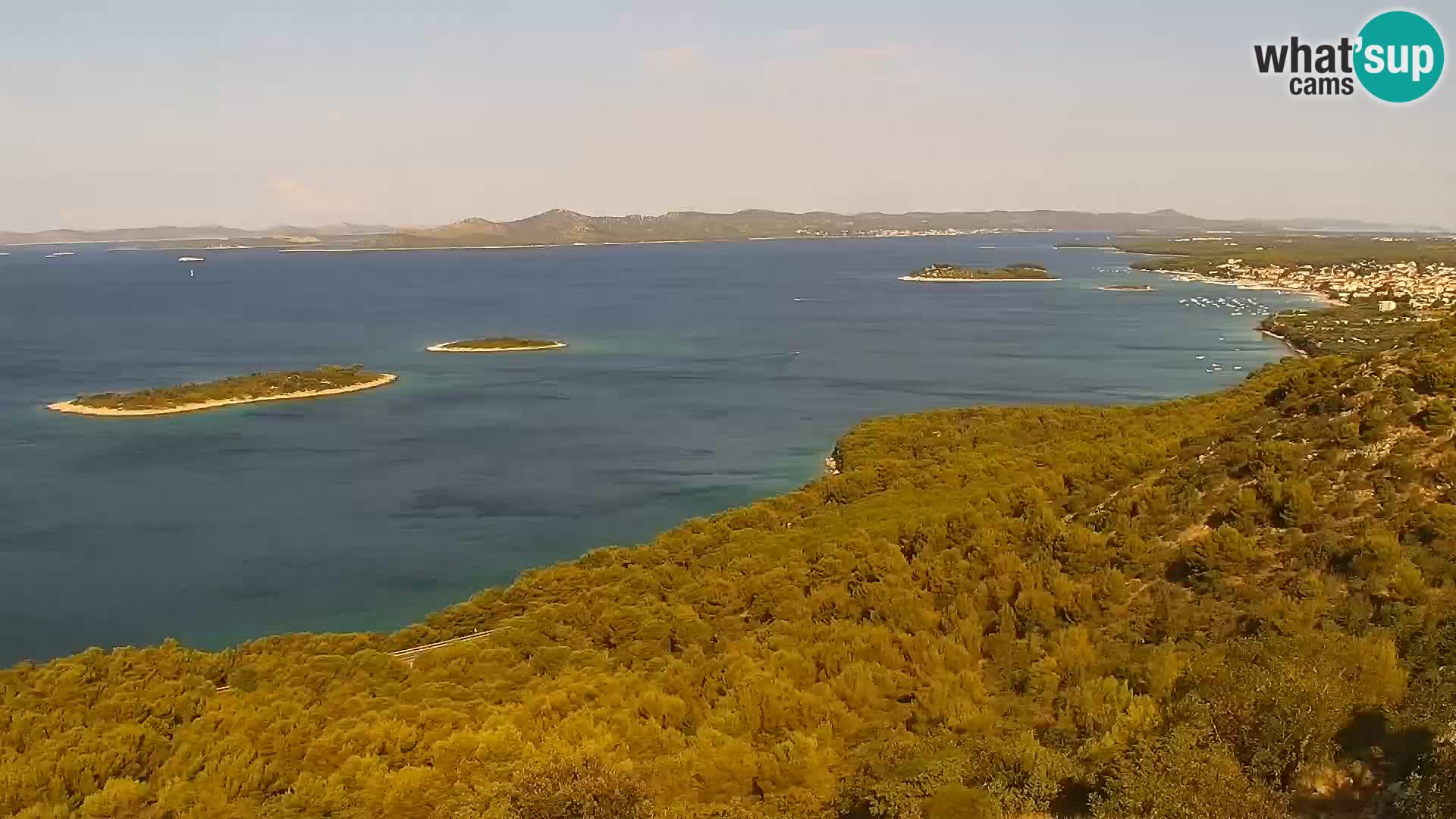 Webcam Pakoštane – Drage – Kornati – Vransko Jezero