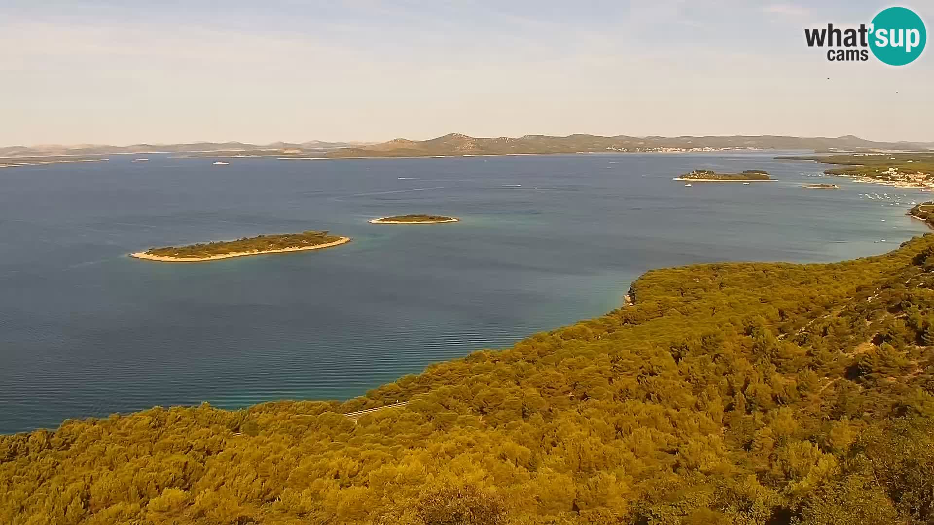 Webcam Pakoštane – Drage – Kornati – Vransko Jezero
