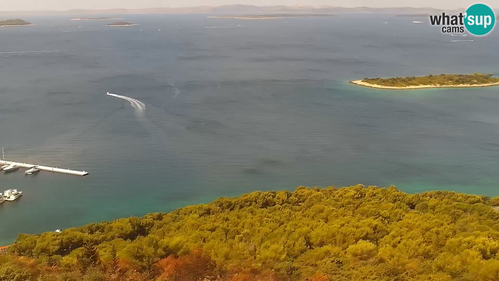 Webcam Pakoštane – Drage – Kornati – Vransko Jezero