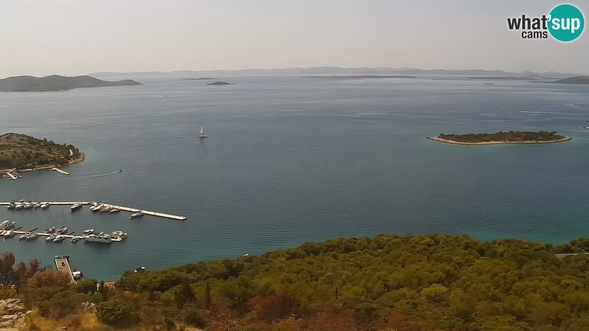 Webcam Pakoštane – Drage – Kornati – Vransko Jezero