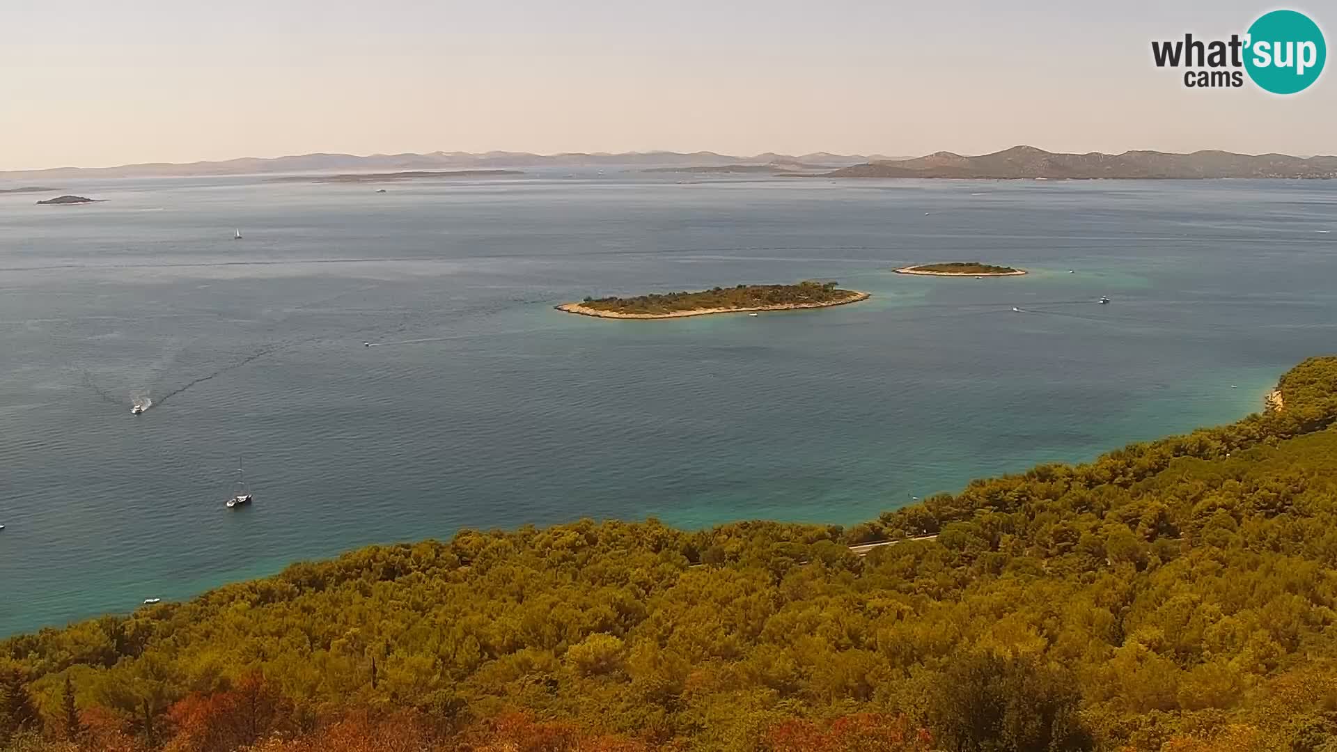 Webcam Pakoštane – Drage – Kornati – Vransko Jezero