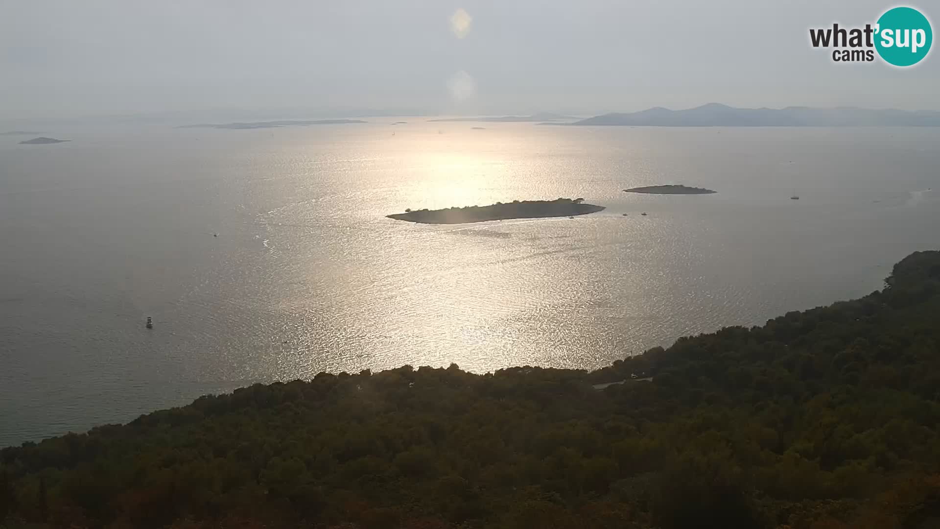 Spletna kamera Pakoštane – Drage – Kornati – Vransko Jezero
