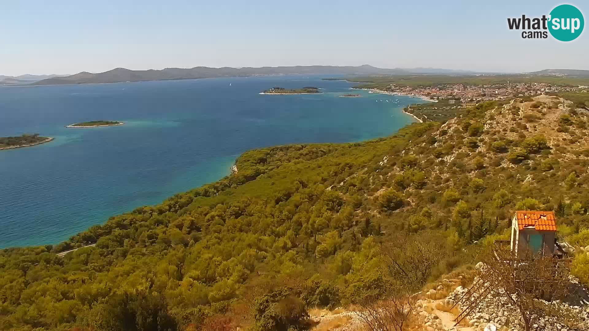 Webcam Pakoštane – Drage – Kornati – Vransko Jezero