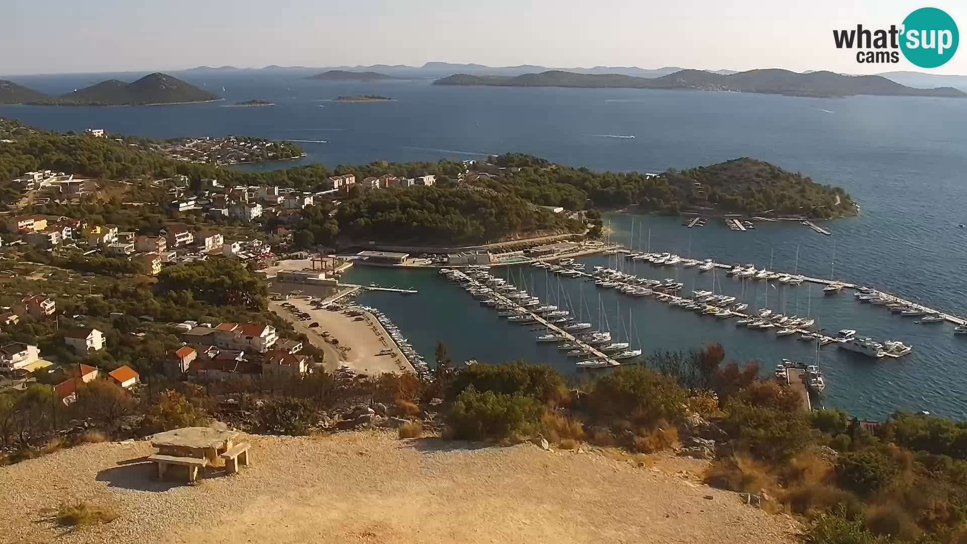 Webcam Pakoštane – Drage – Kornati – Vransko Jezero