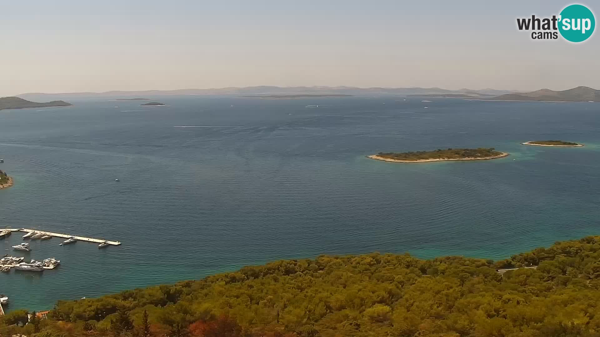 Webcam Pakoštane – Drage – Kornati – Vransko Jezero