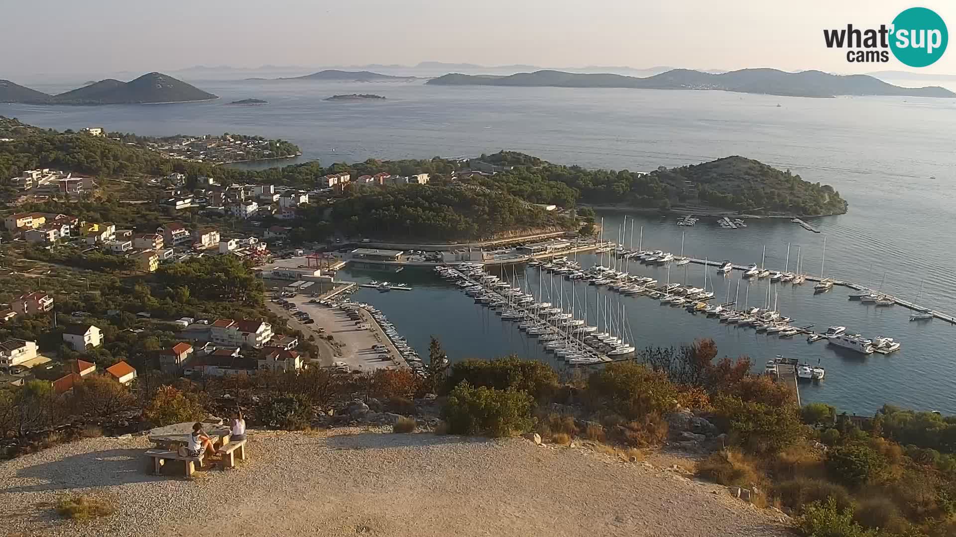 Spletna kamera Pakoštane – Drage – Kornati – Vransko Jezero