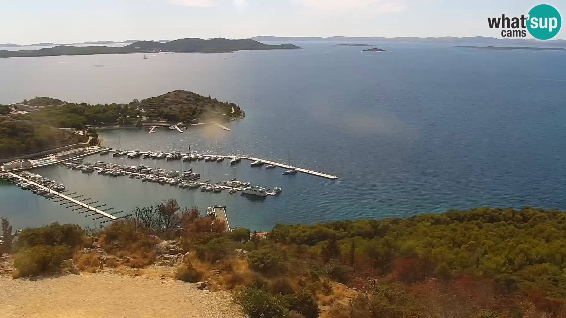Spletna kamera Pakoštane – Drage – Kornati – Vransko Jezero