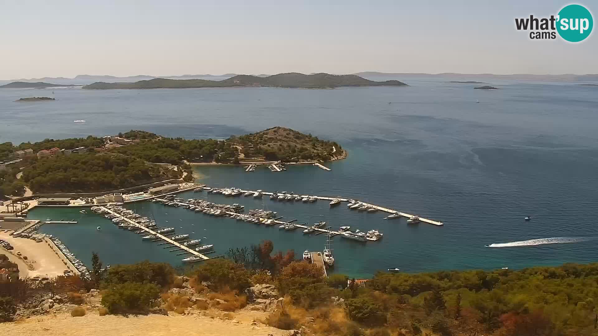 Webcam Pakoštane – Drage – Kornati – Vransko Jezero