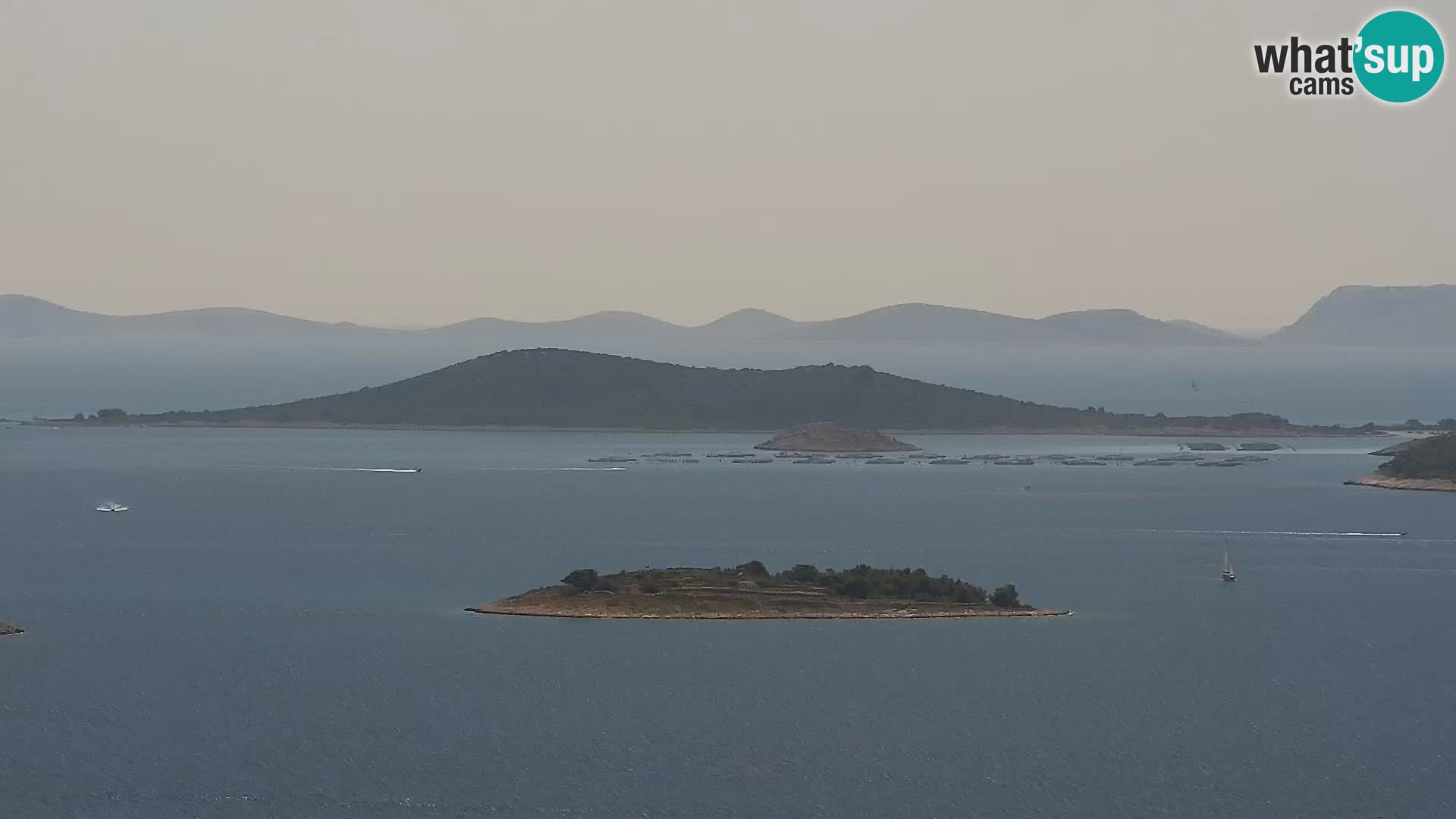 Spletna kamera Pakoštane – Drage – Kornati – Vransko Jezero