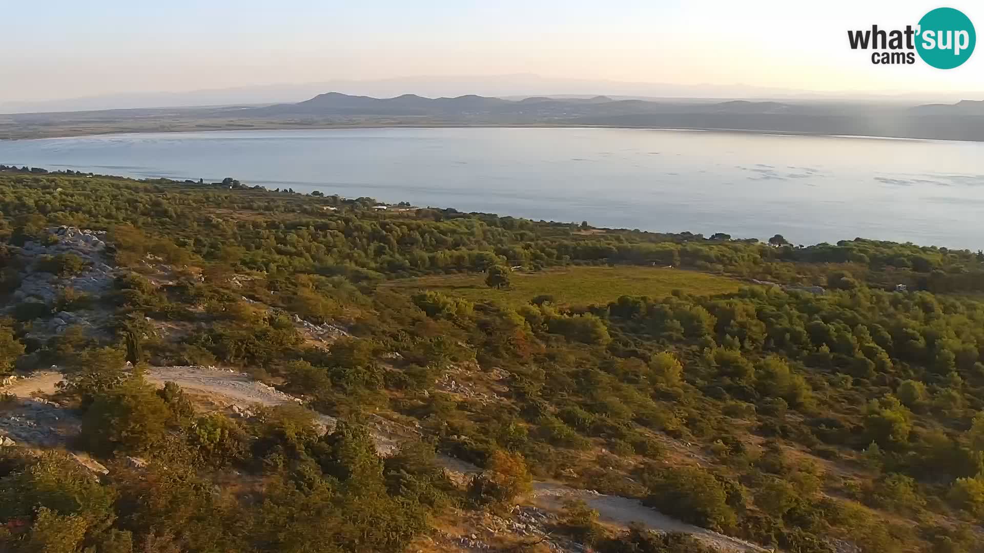 Spletna kamera Pakoštane – Drage – Kornati – Vransko Jezero