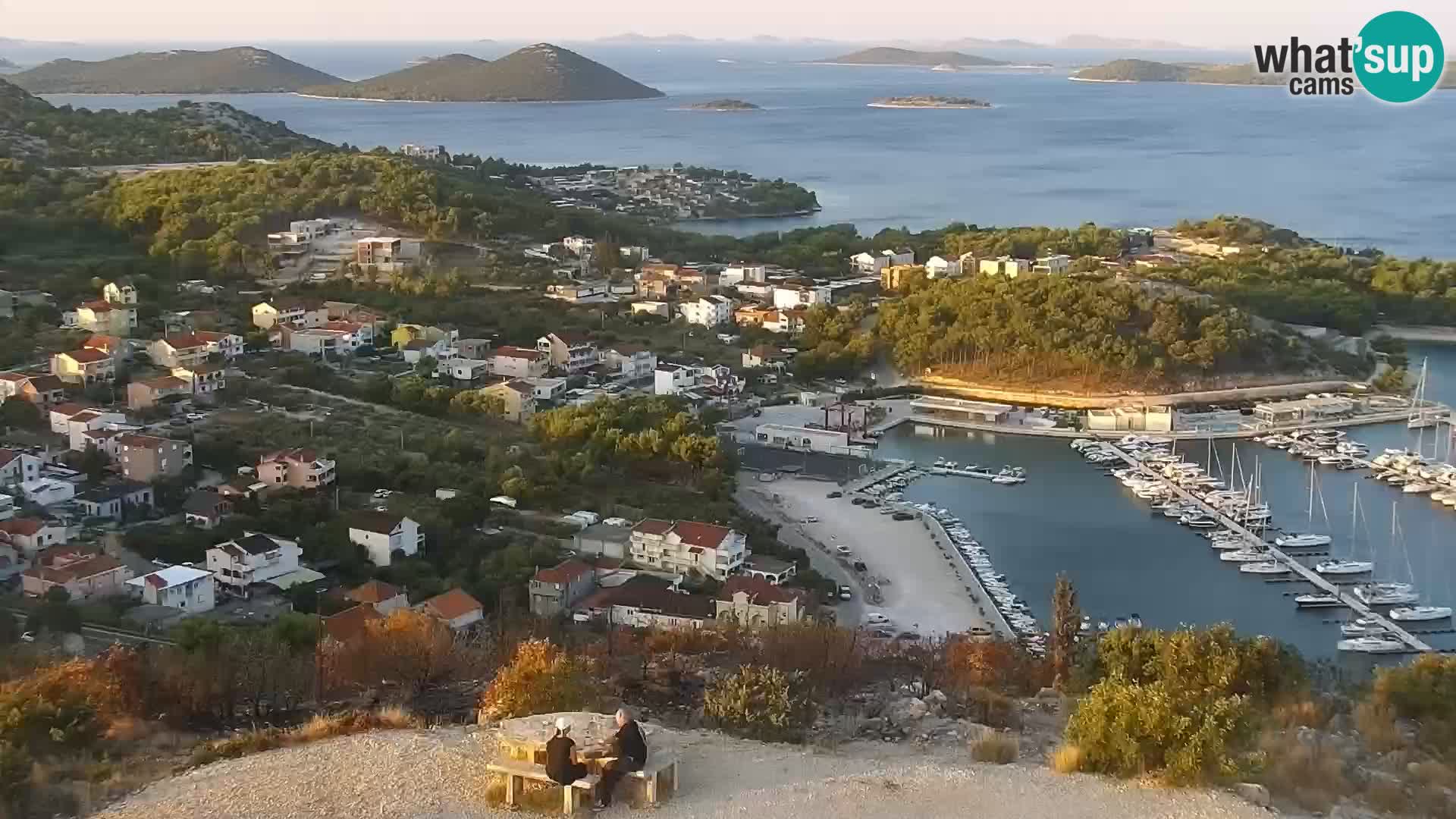 Spletna kamera Pakoštane – Drage – Kornati – Vransko Jezero