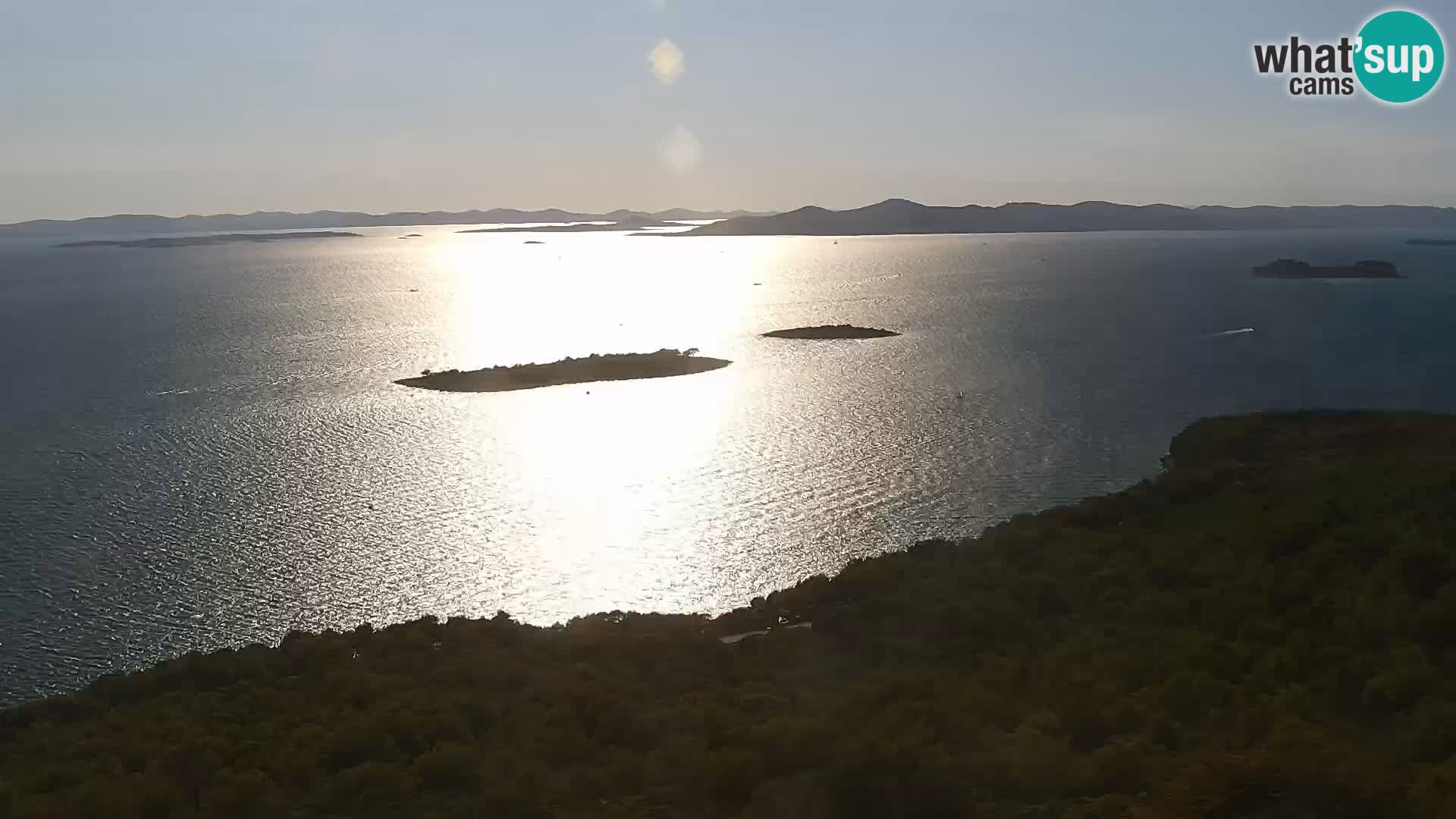 Spletna kamera Pakoštane – Drage – Kornati – Vransko Jezero