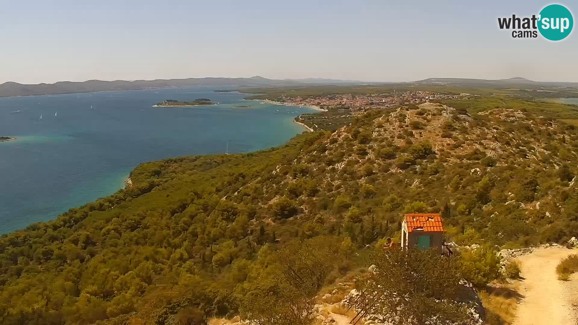 Webcam Pakoštane – Drage – Kornati – Vransko Jezero