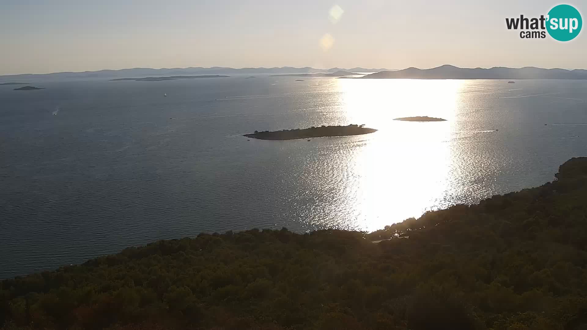Spletna kamera Pakoštane – Drage – Kornati – Vransko Jezero