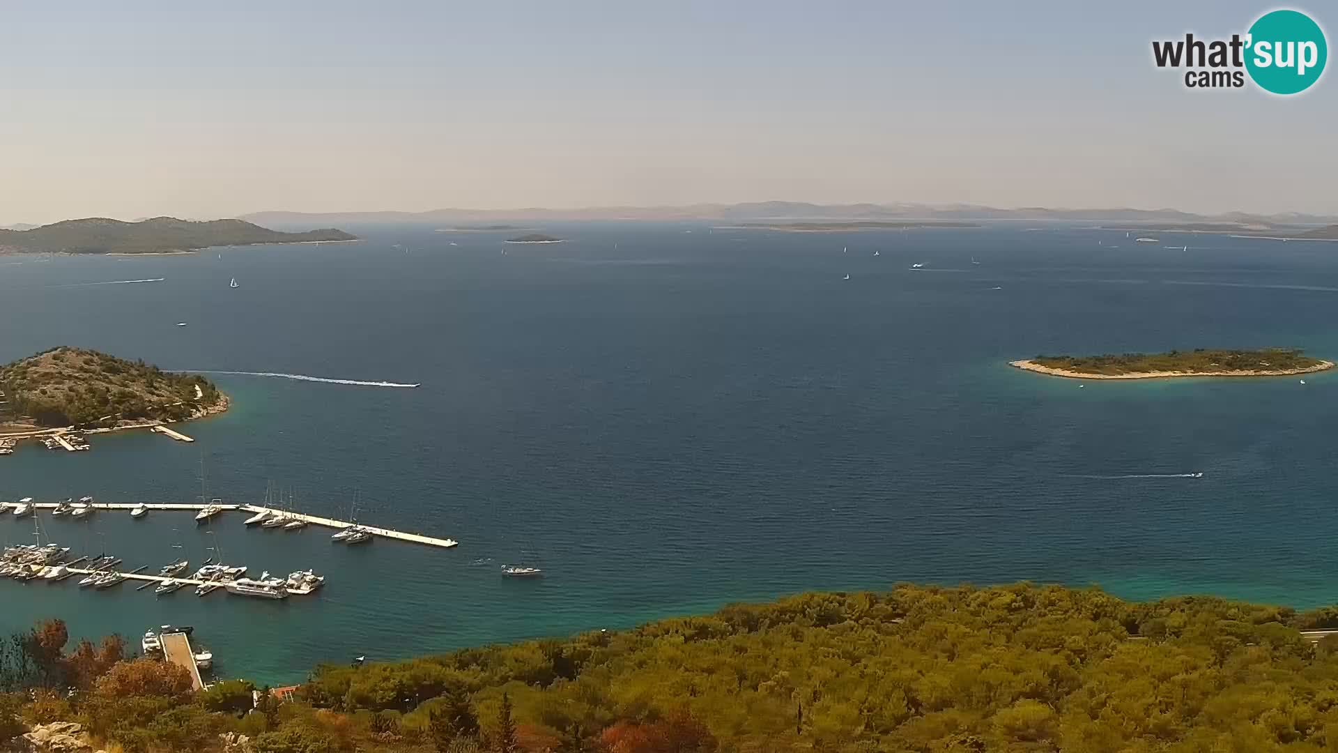 Webcam Pakoštane – Drage – Kornati – Vransko Jezero