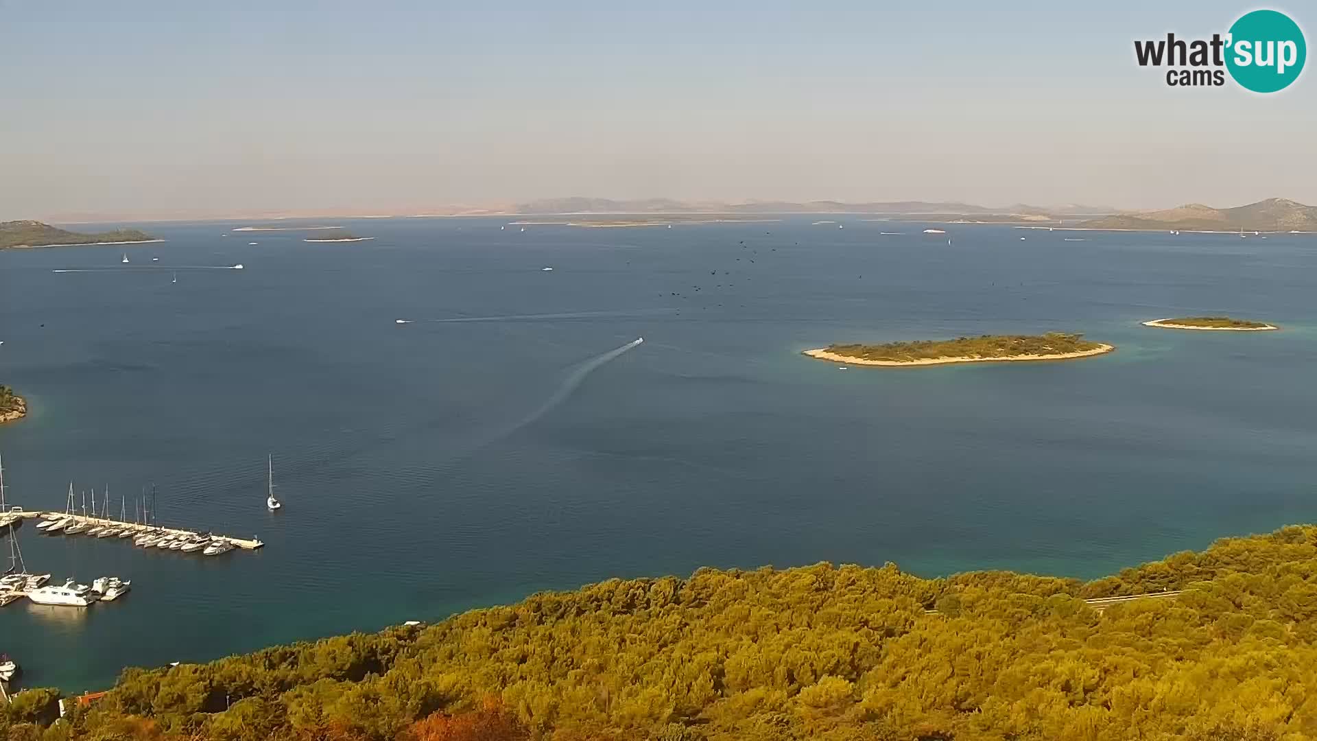 Livecam Pakoštane – Drage – Kornati – Vransko Jezero