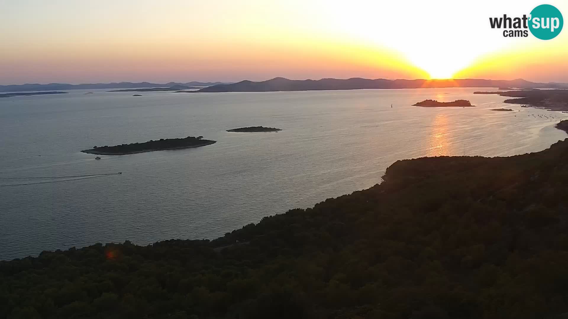Livecam Pakoštane – Drage – Kornati – Vransko Jezero