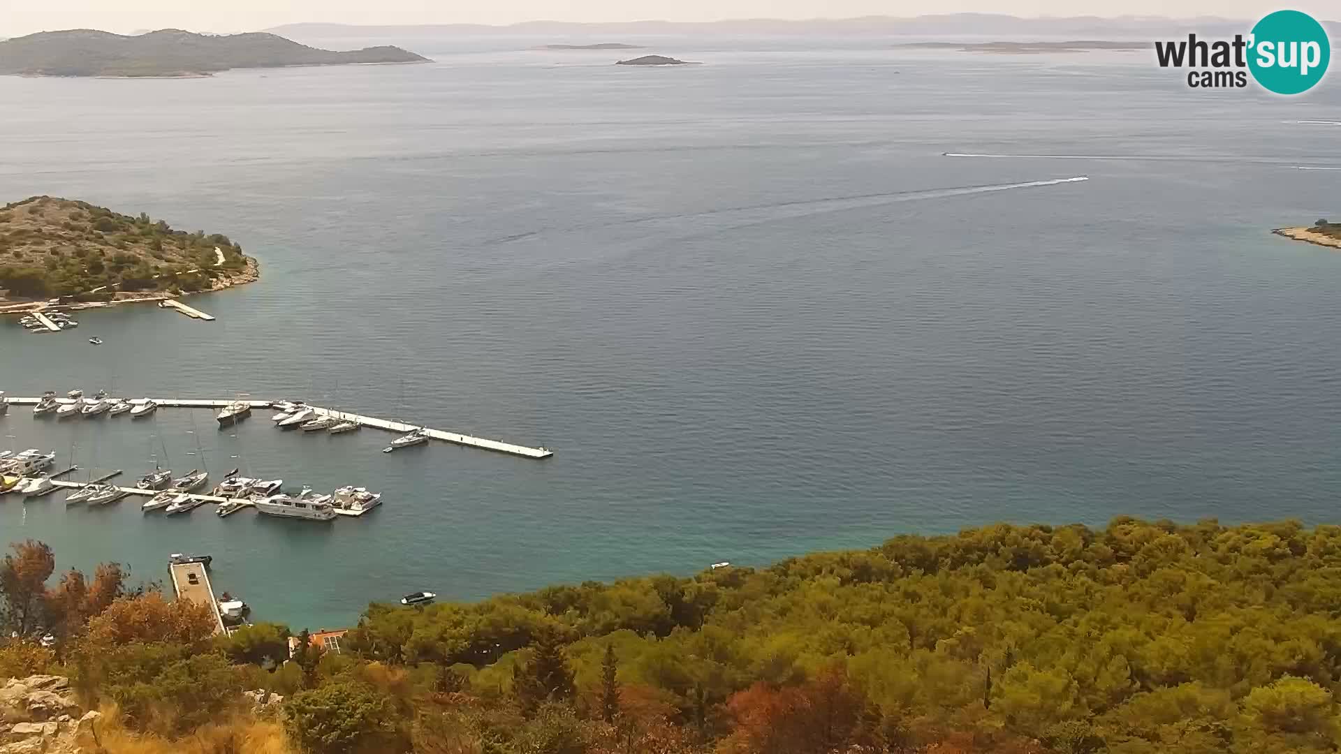 Webcam Pakoštane – Drage – Kornati – Vransko Jezero