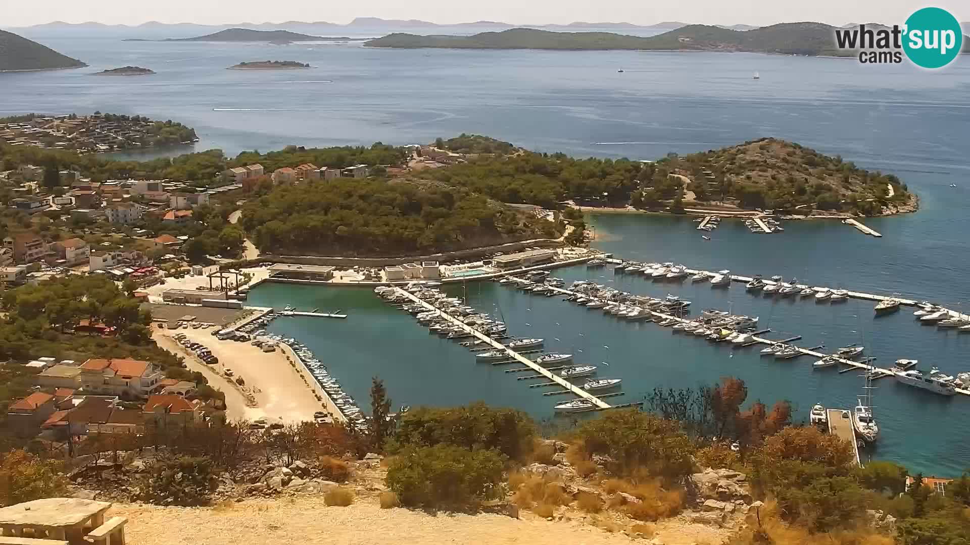 Webcam Pakoštane – Drage – Kornati – Vransko Jezero