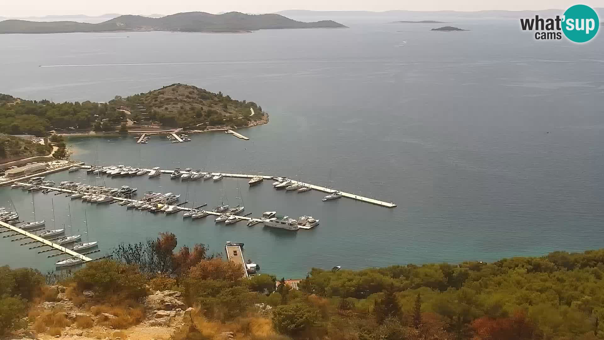 Webcam Pakoštane – Drage – Kornati – Vransko Jezero