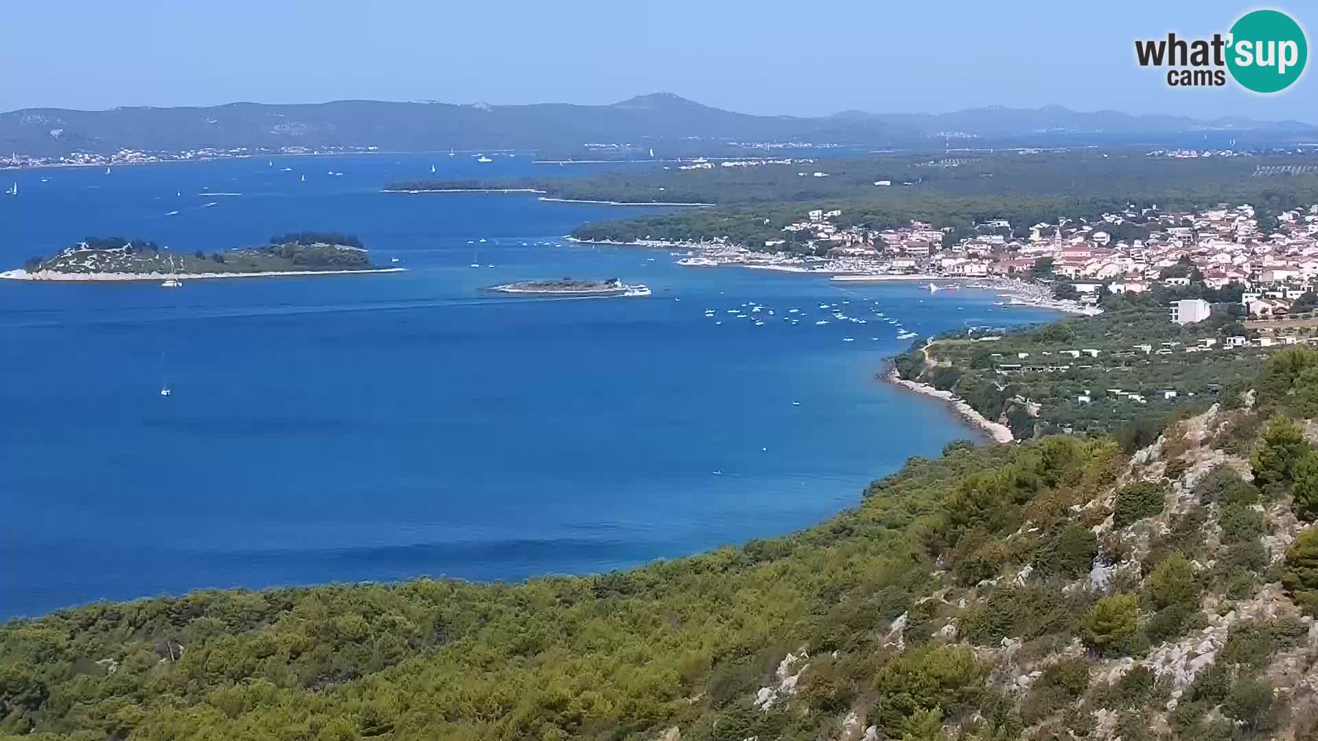 Webcam Pakoštane – Drage – Kornati – Vransko Jezero