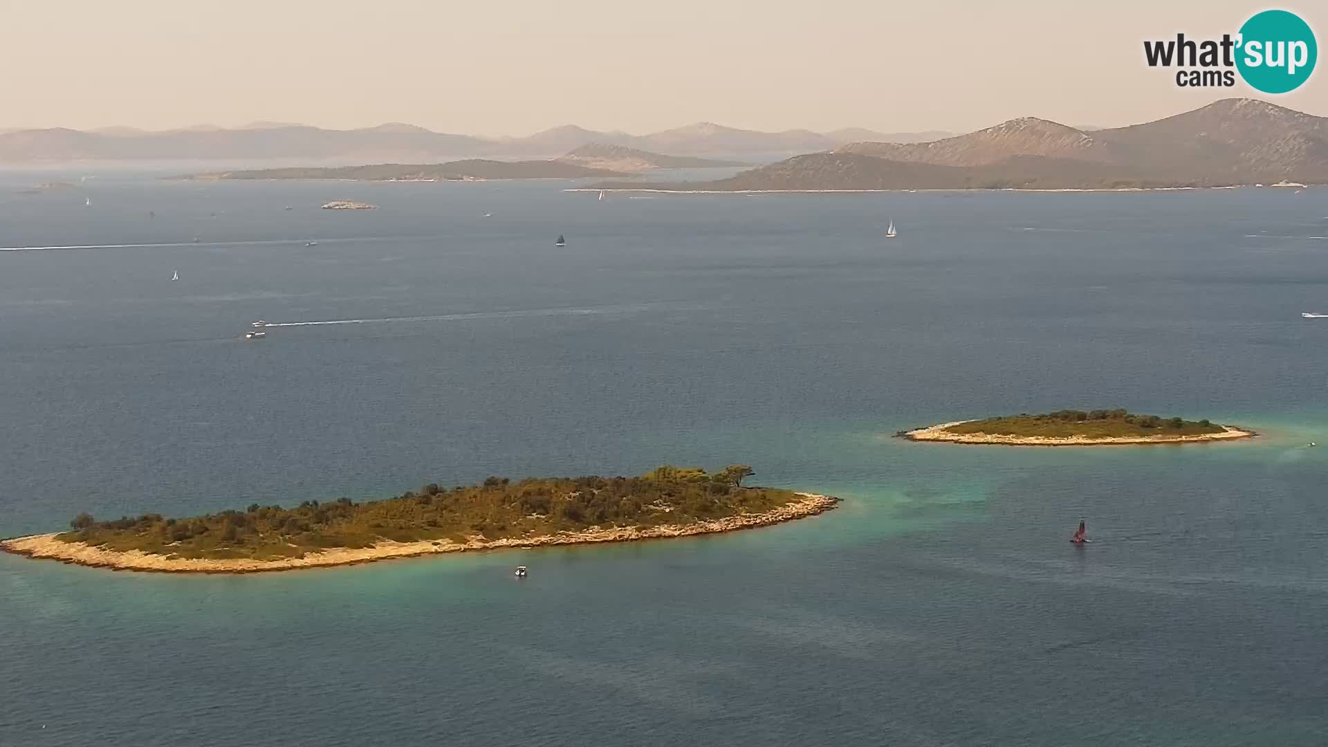 Webcam Pakoštane – Drage – Kornati – Vransko Jezero