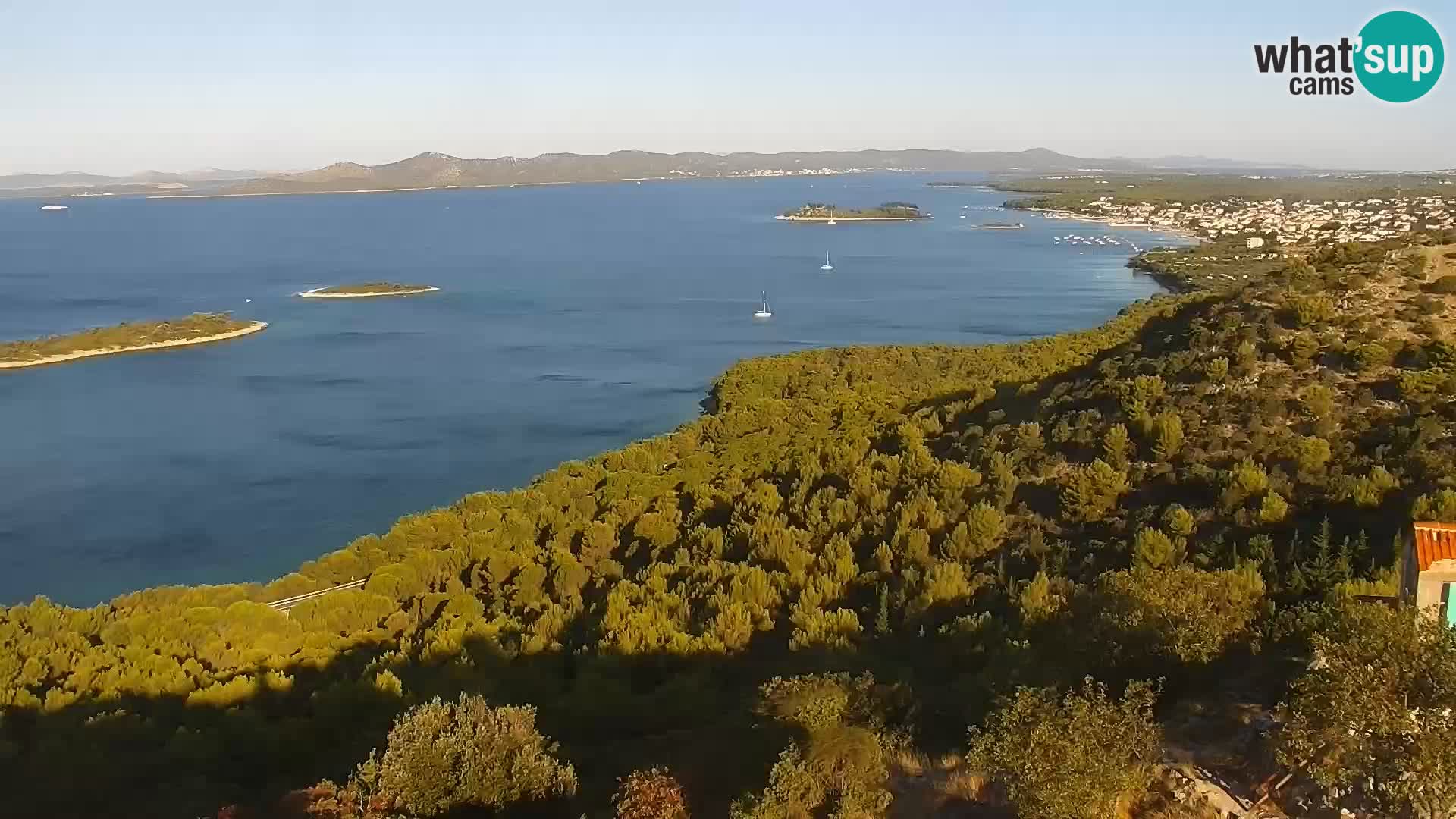 Live cam Pakoštane – Drage – Kornati – Vransko Jezero