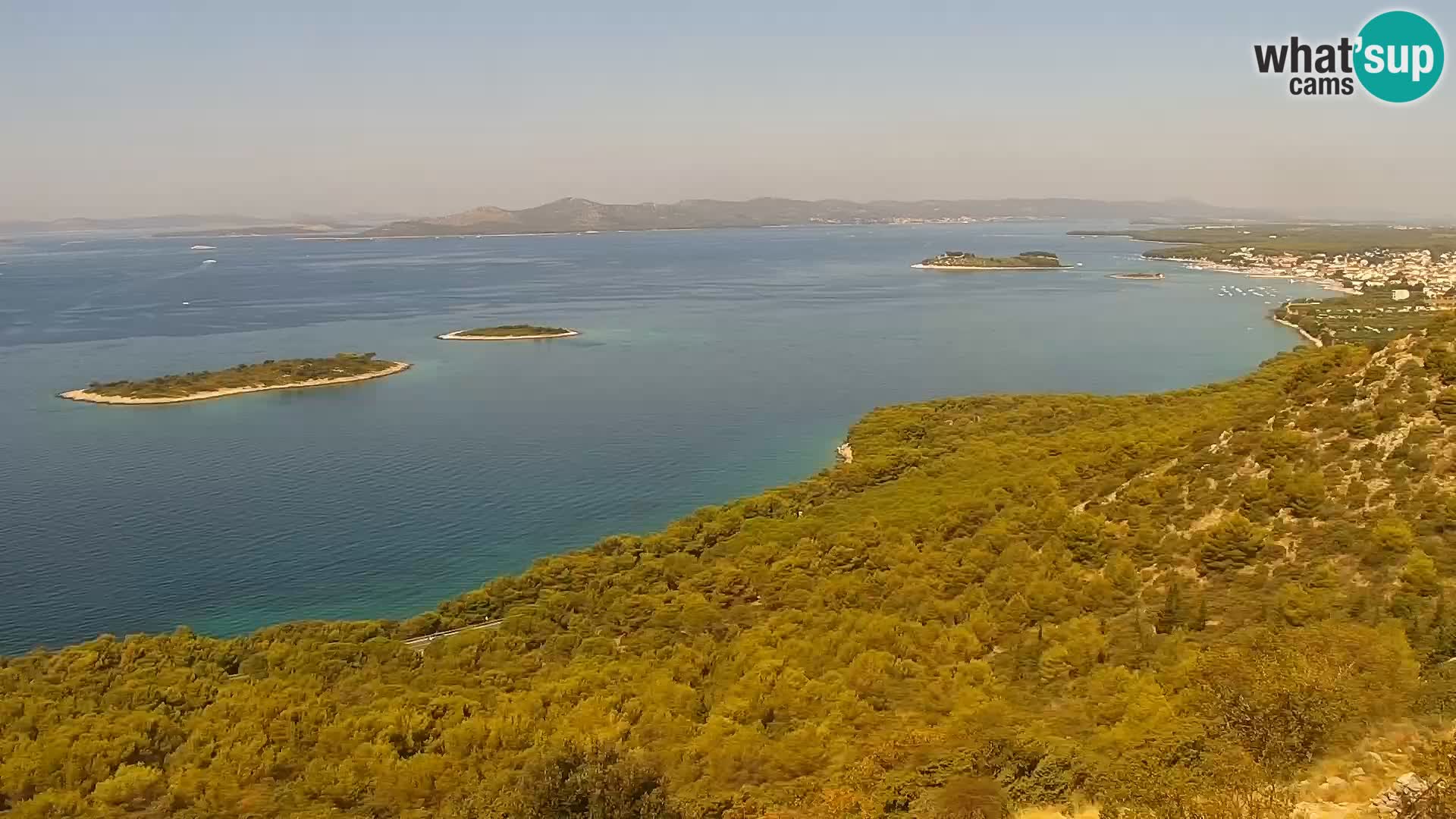 Webcam Pakoštane – Drage – Kornati – Vransko Jezero