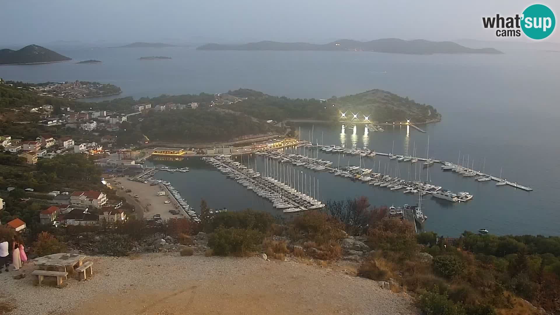 Spletna kamera Pakoštane – Drage – Kornati – Vransko Jezero
