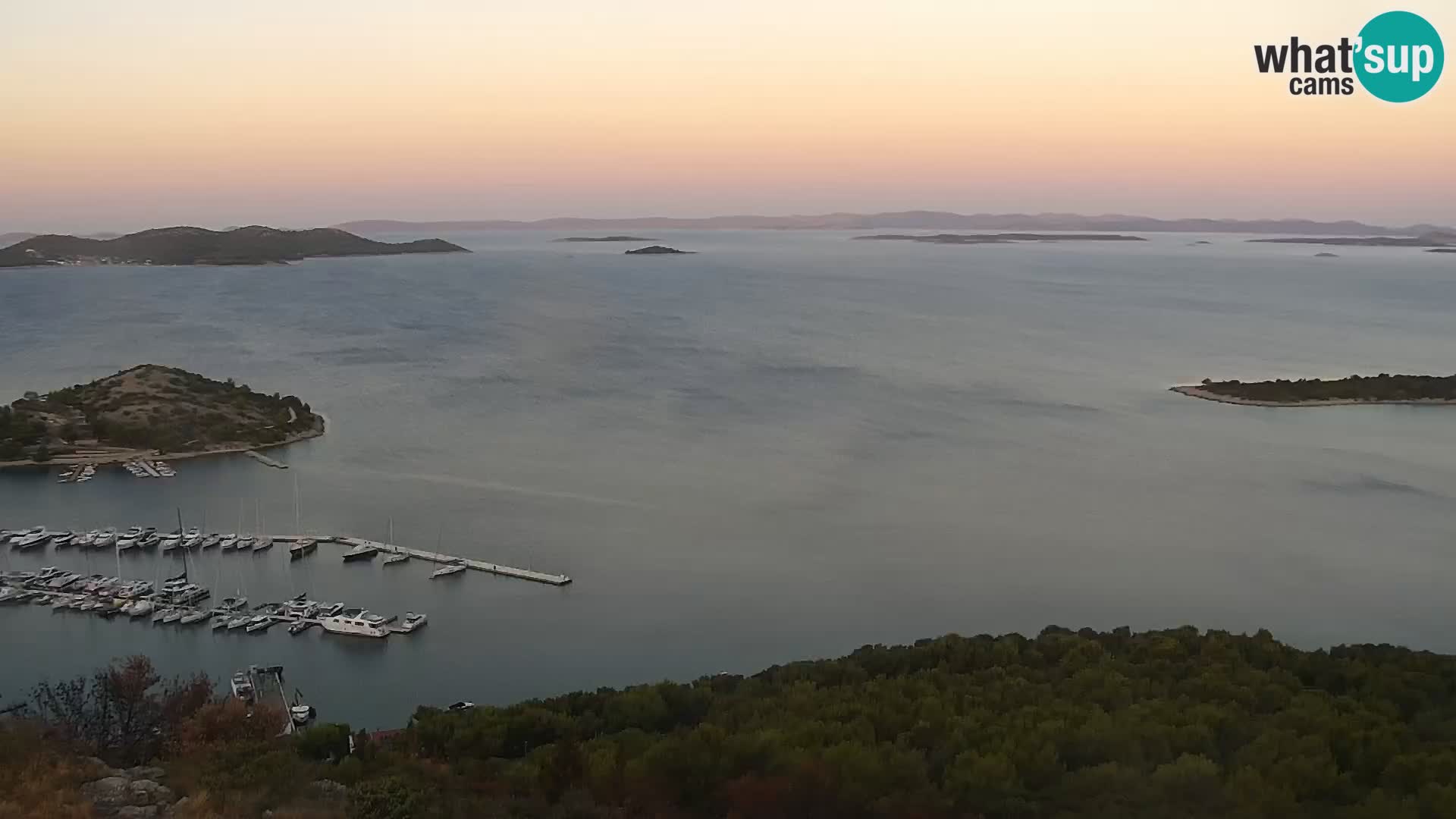 Webcam Pakoštane – Drage – Kornati – Vransko Jezero