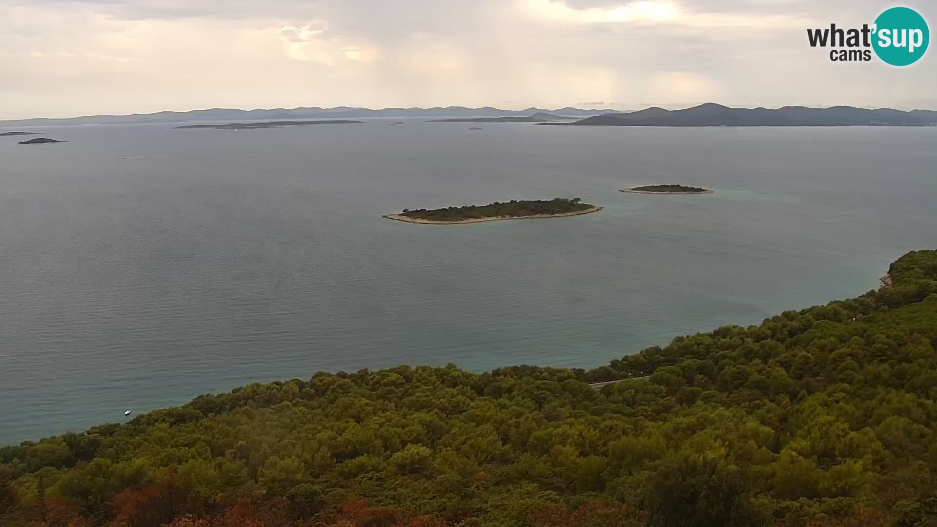 Webcam Pakoštane – Drage – Kornati – Vransko Jezero