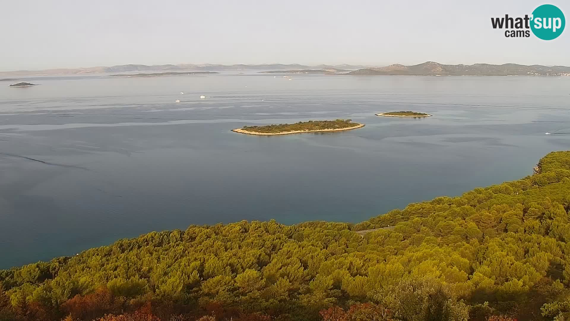 Webcam Pakoštane – Drage – Kornati – Vransko Jezero