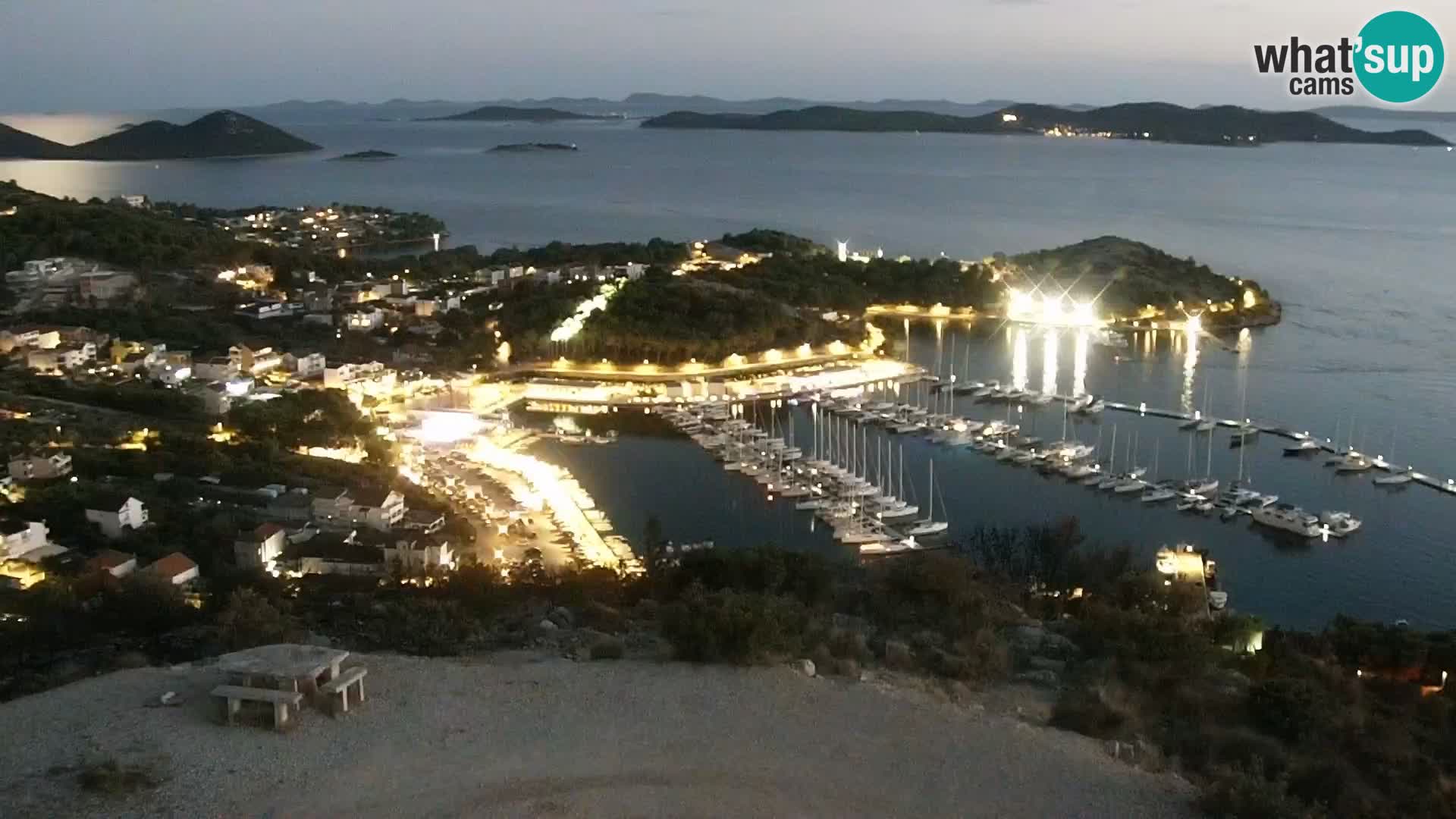 Webcam Pakoštane – Drage – Kornati – Vransko Jezero