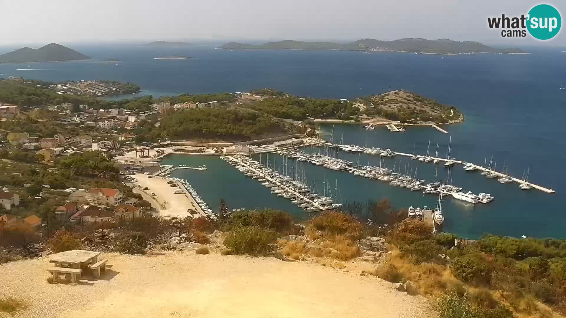 Livecam Pakoštane – Drage – Kornati – Vransko Jezero