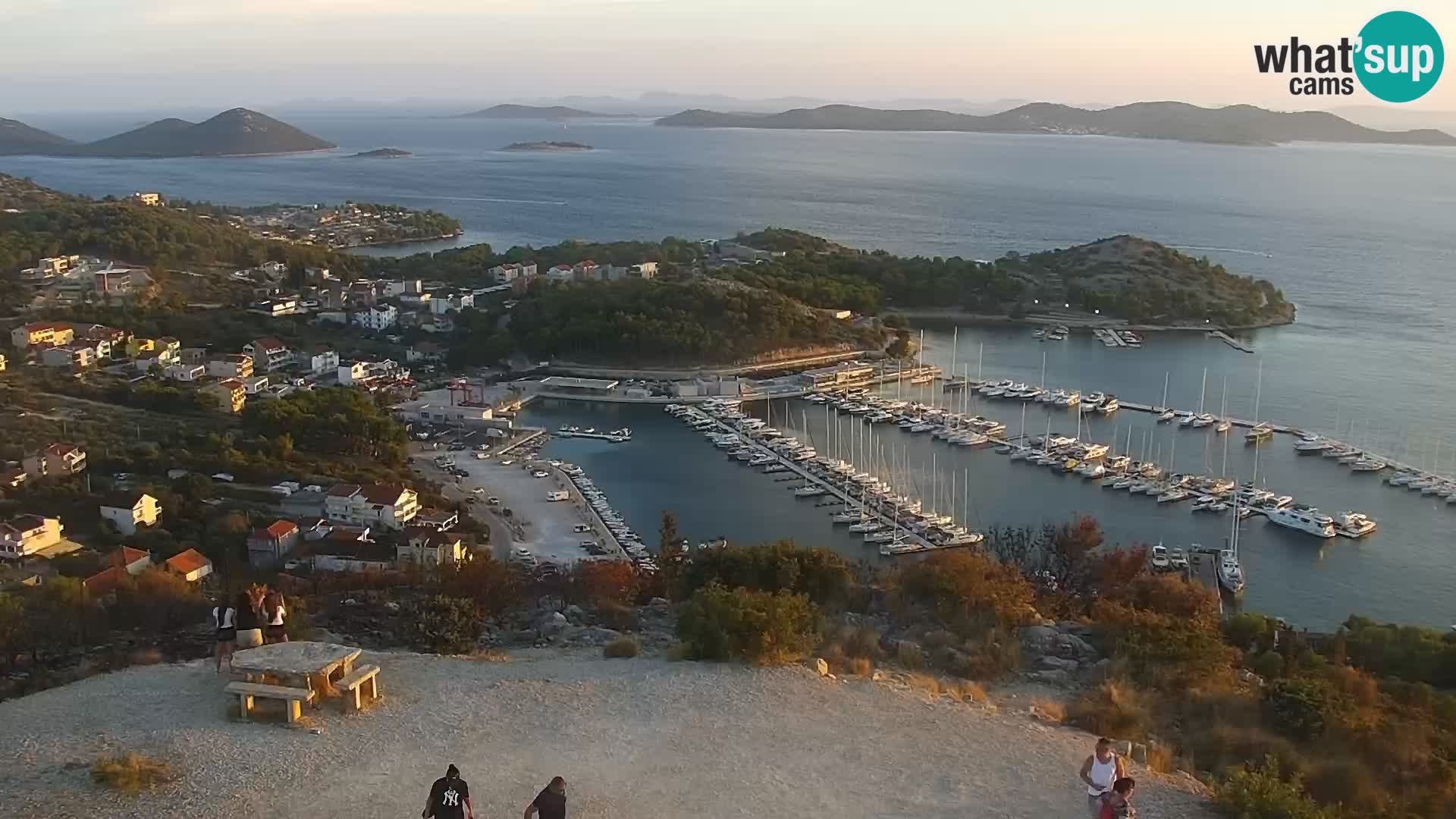 Spletna kamera Pakoštane – Drage – Kornati – Vransko Jezero