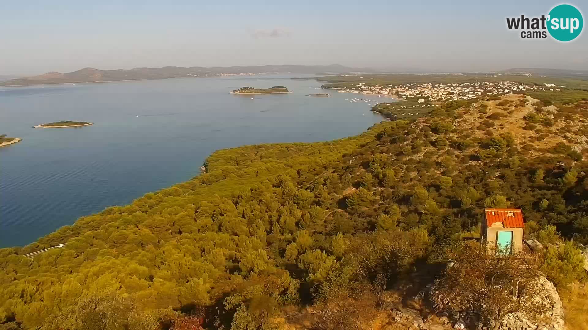 Webcam Pakoštane – Drage – Kornati – Vransko Jezero