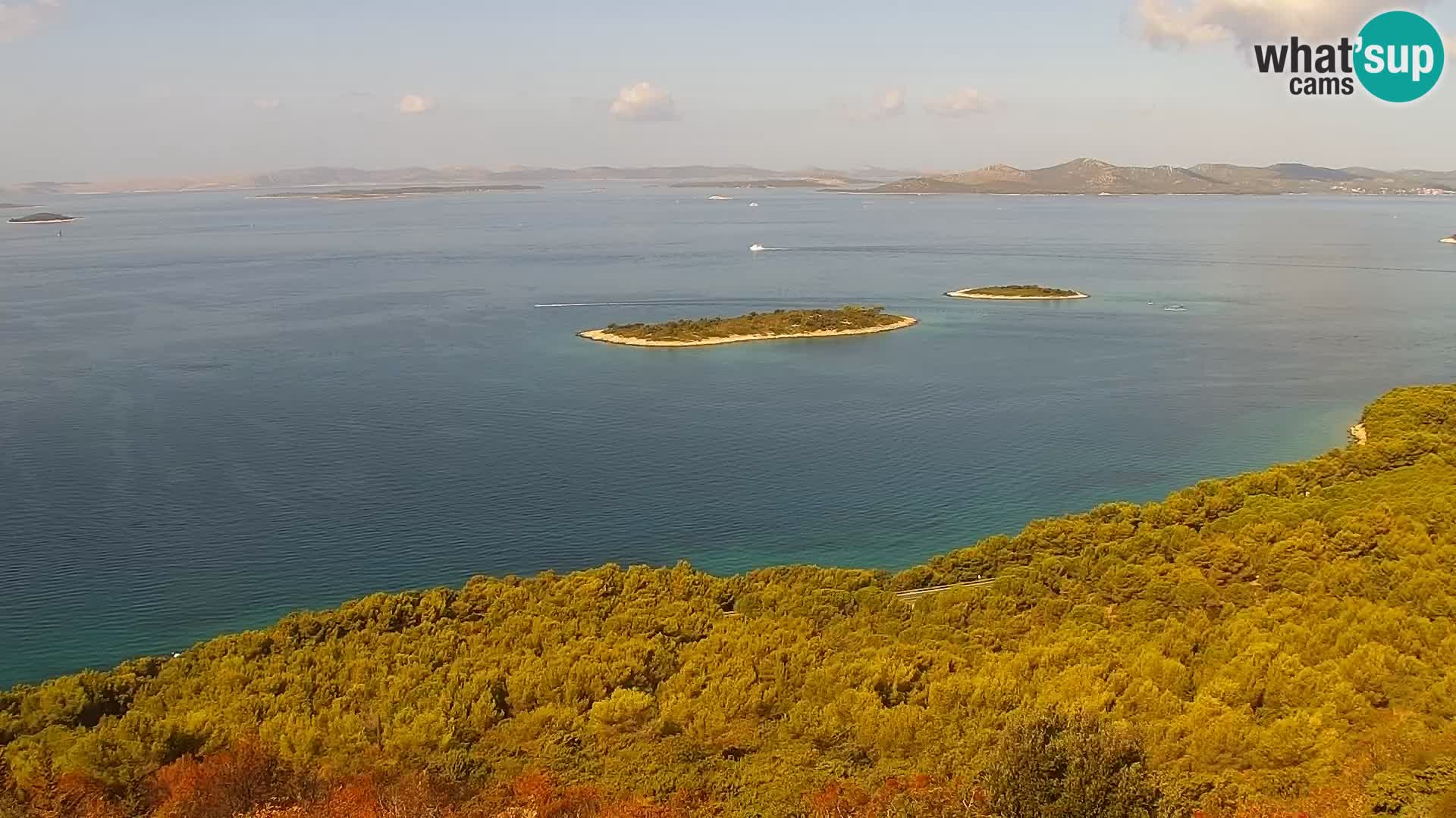 Webcam Pakoštane – Drage – Kornati – Vransko Jezero
