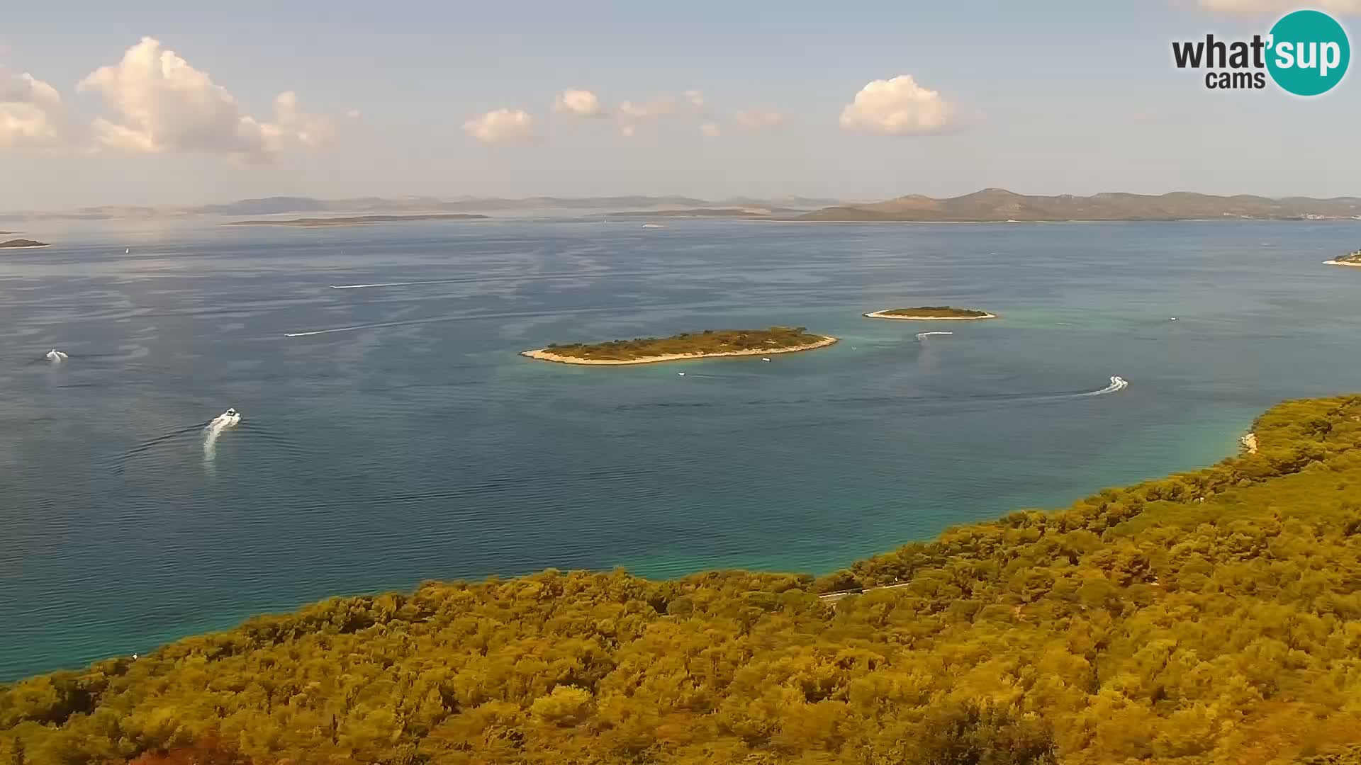 Webcam Pakoštane – Drage – Kornati – Vransko Jezero
