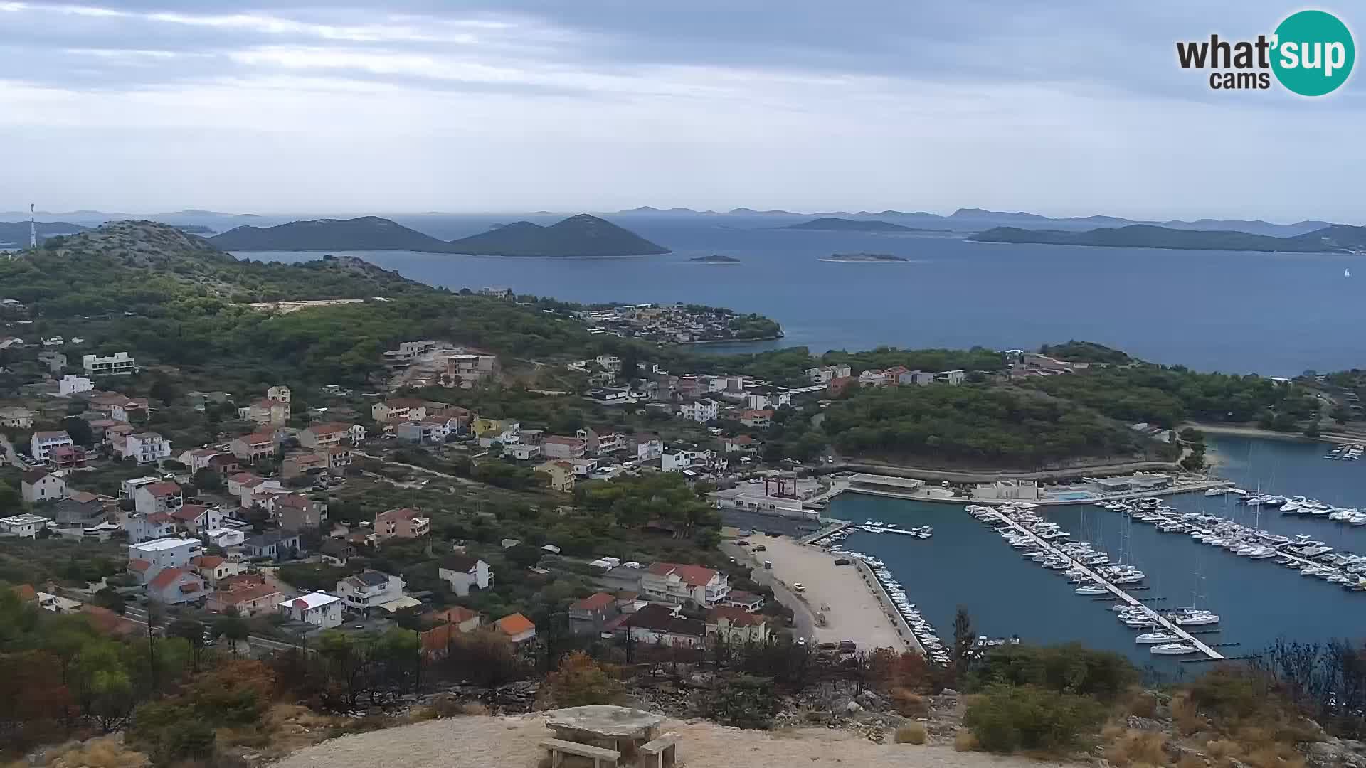 Webcam Pakoštane – Drage – Kornati – Vransko Jezero
