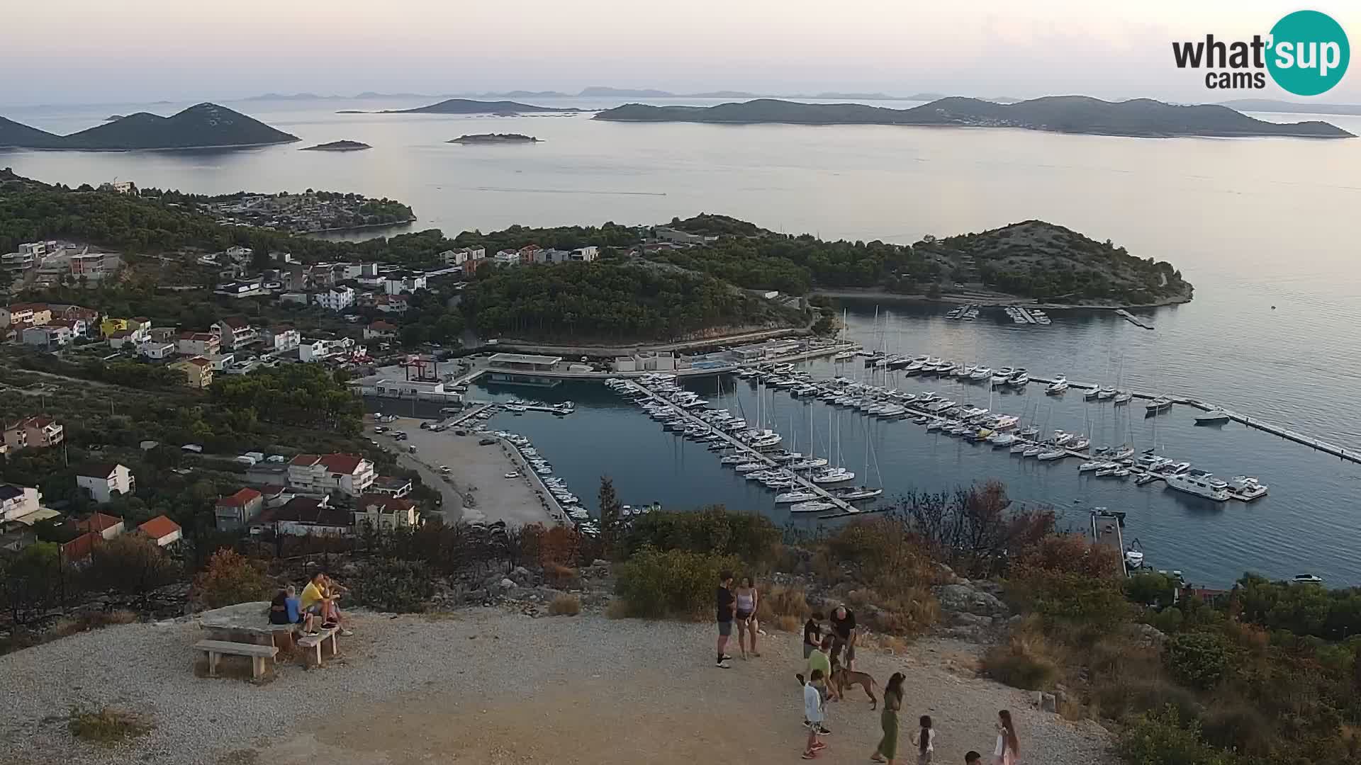 Spletna kamera Pakoštane – Drage – Kornati – Vransko Jezero