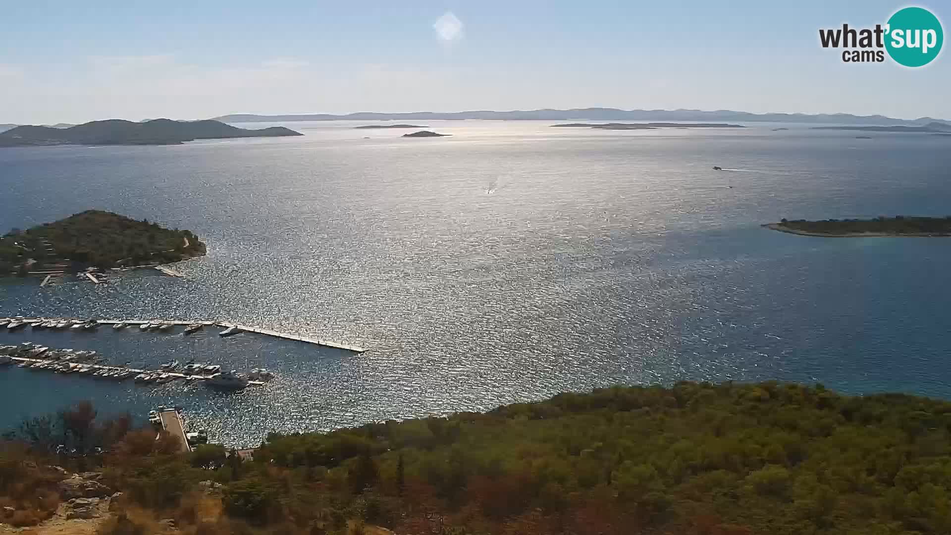 Webcam Pakoštane – Drage – Kornati – Vransko Jezero