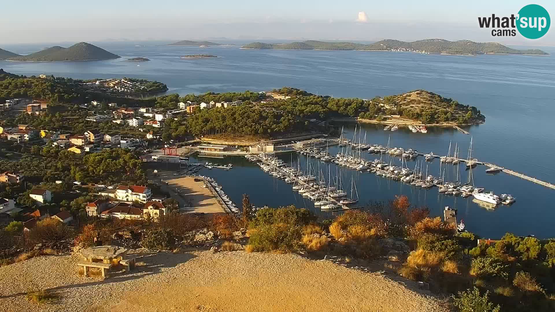 Livecam Pakoštane – Drage – Kornati – Vransko Jezero