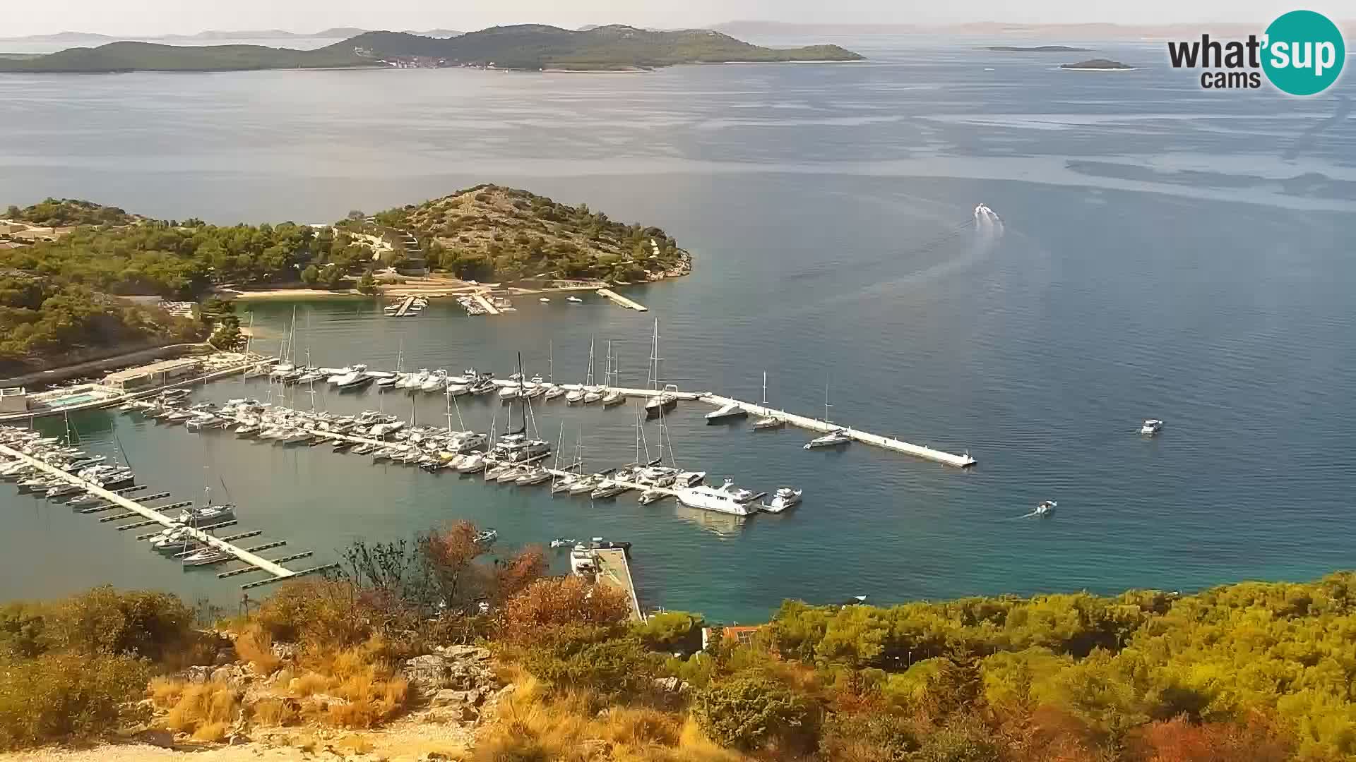 Webcam Pakoštane – Drage – Kornati – Vransko Jezero