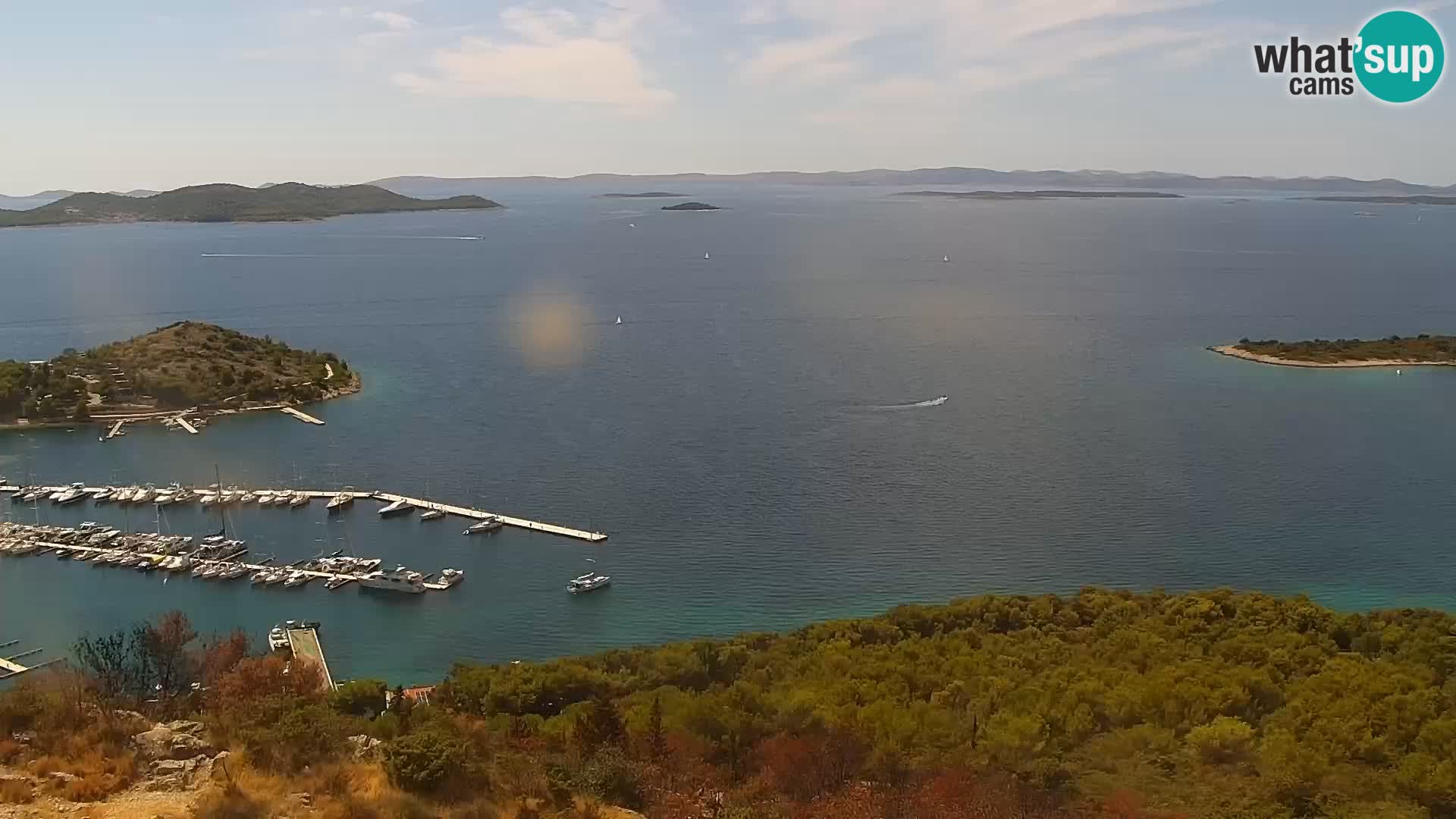 Webcam Pakoštane – Drage – Kornati – Vransko Jezero