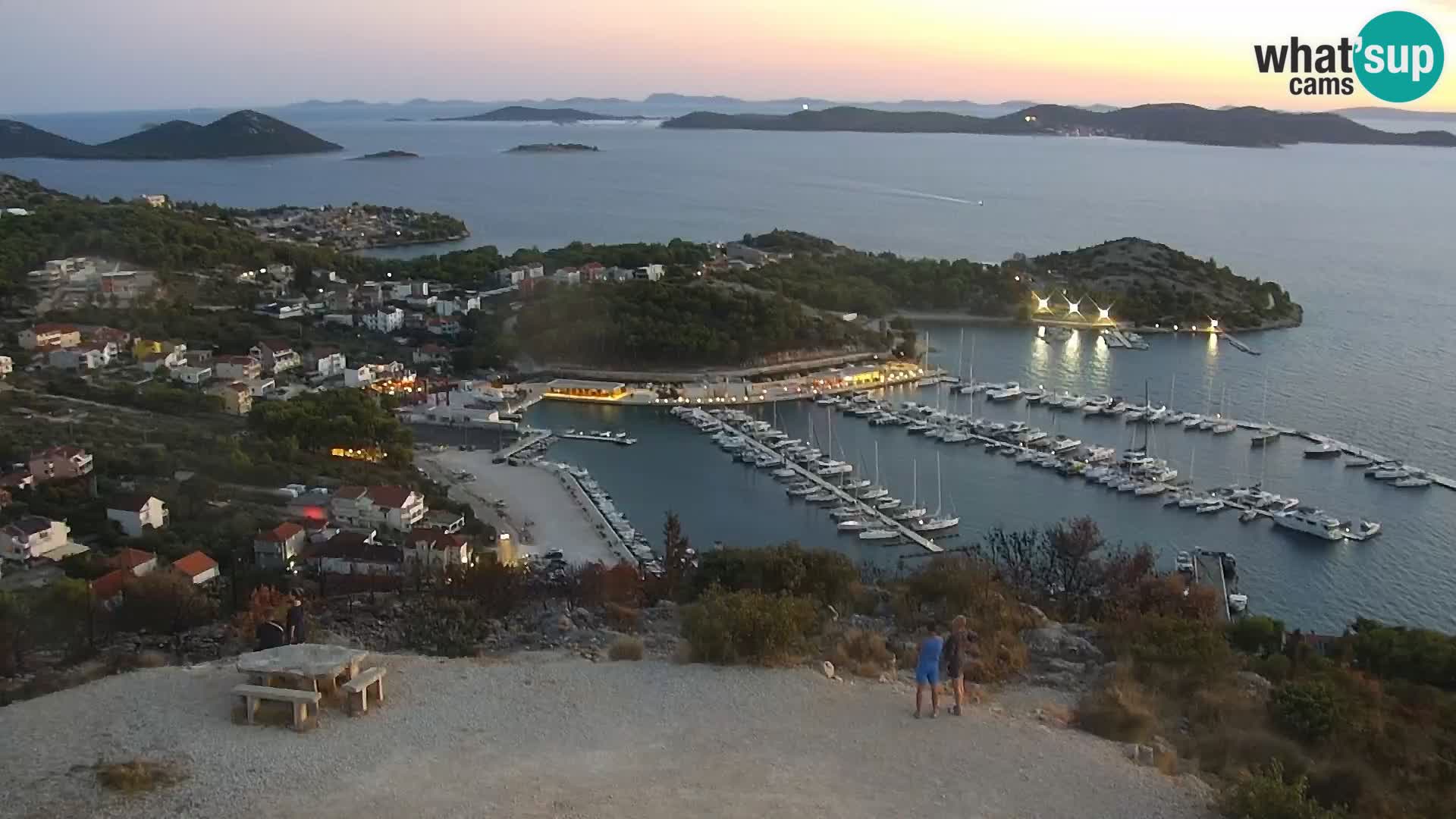 Spletna kamera Pakoštane – Drage – Kornati – Vransko Jezero