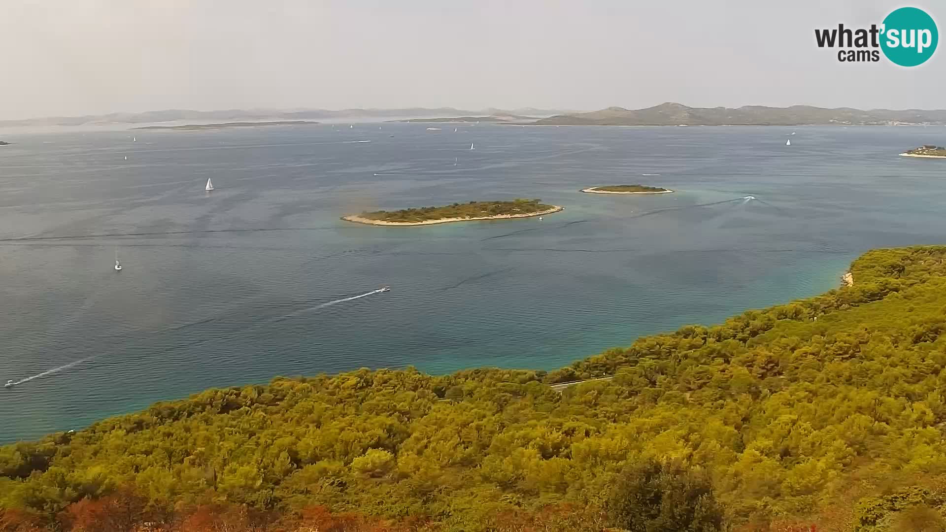 Live cam Pakoštane – Drage – Kornati – Vransko Jezero
