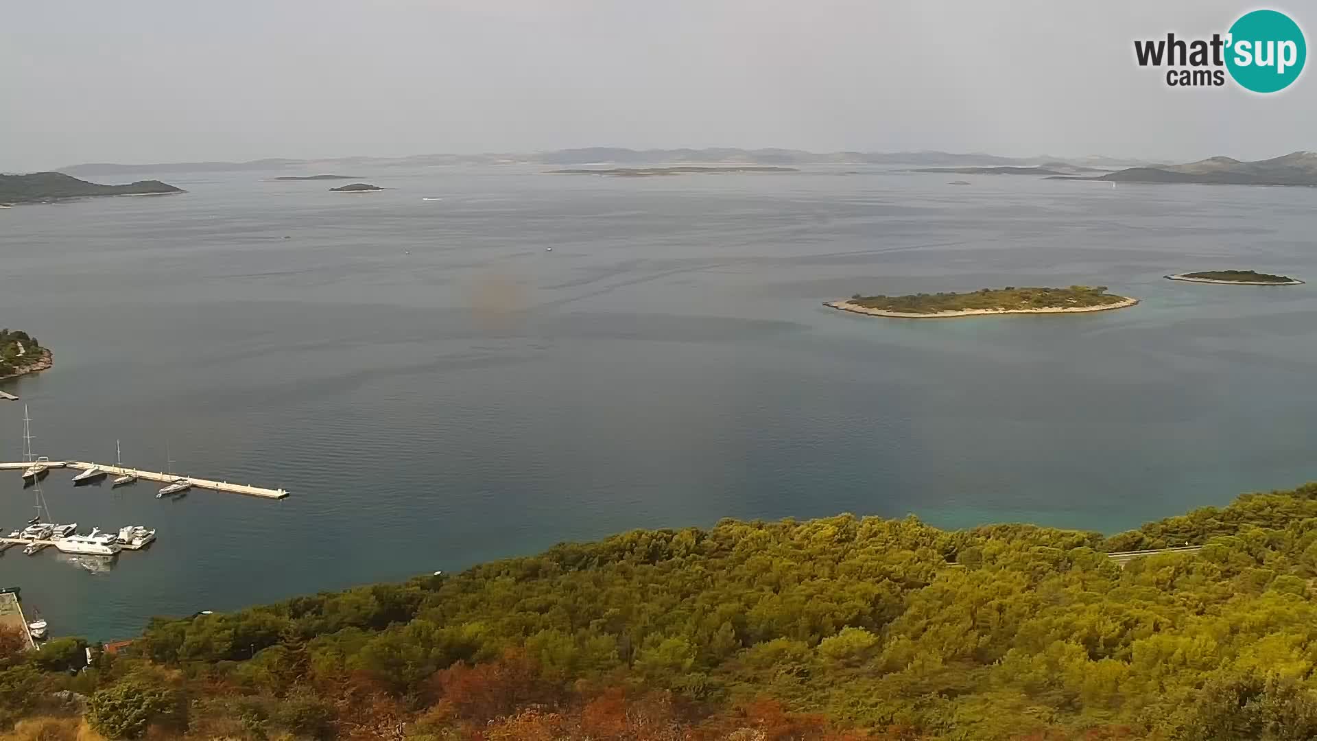 Webcam Pakoštane – Drage – Kornati – Vransko Jezero